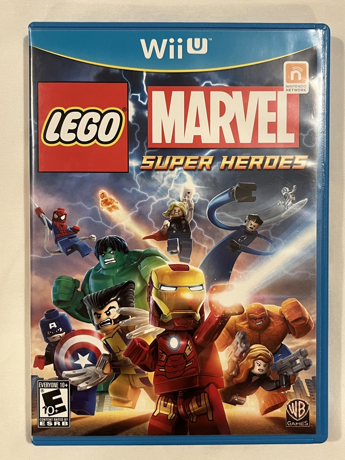 Rare LEGO Marvel Super Heroes Wii U Game + 2013 Bonus Disc + Lego Booklet