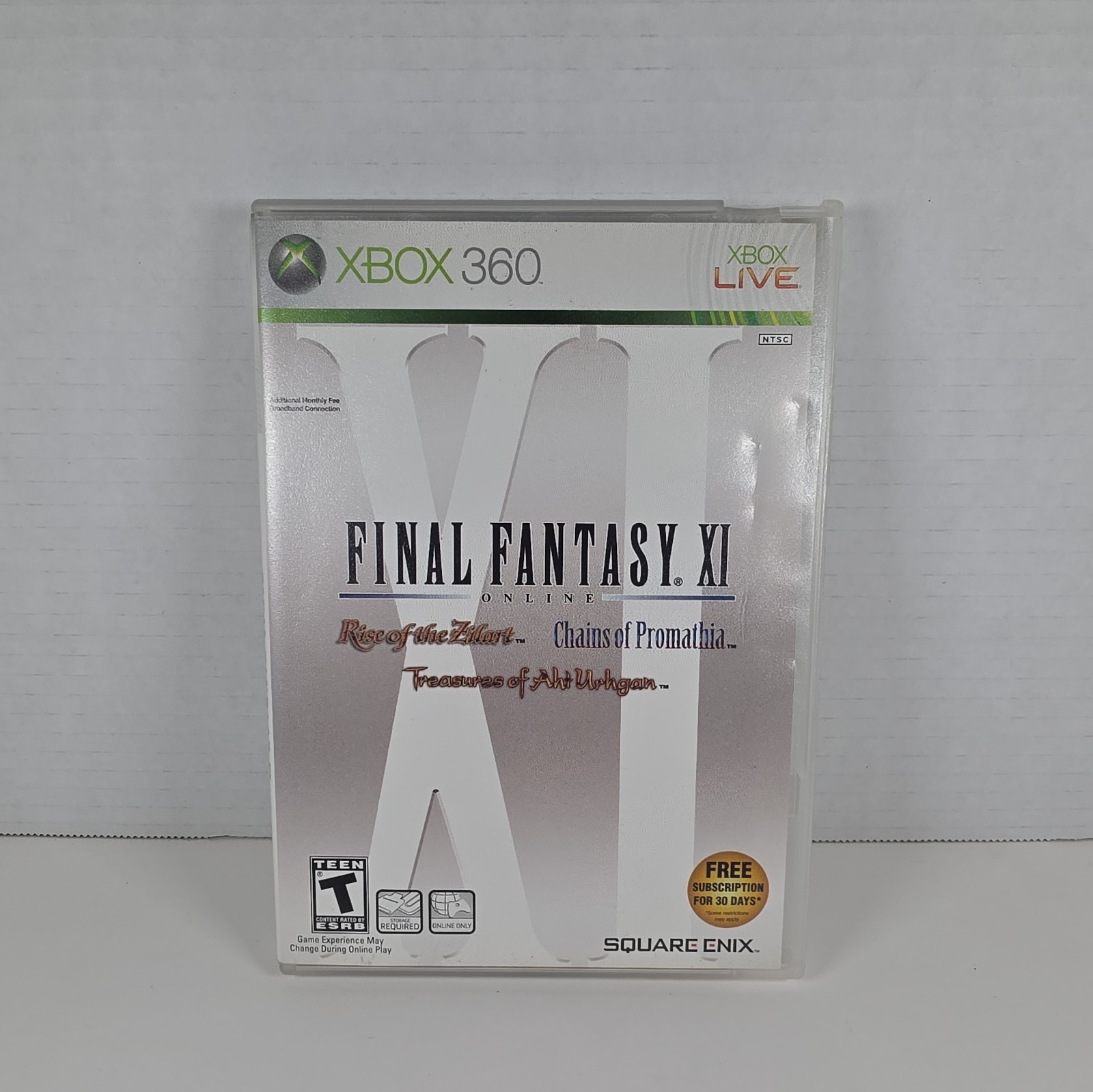 Final Fantasy XI Online (Microsoft Xbox 360) Complete with Manuel