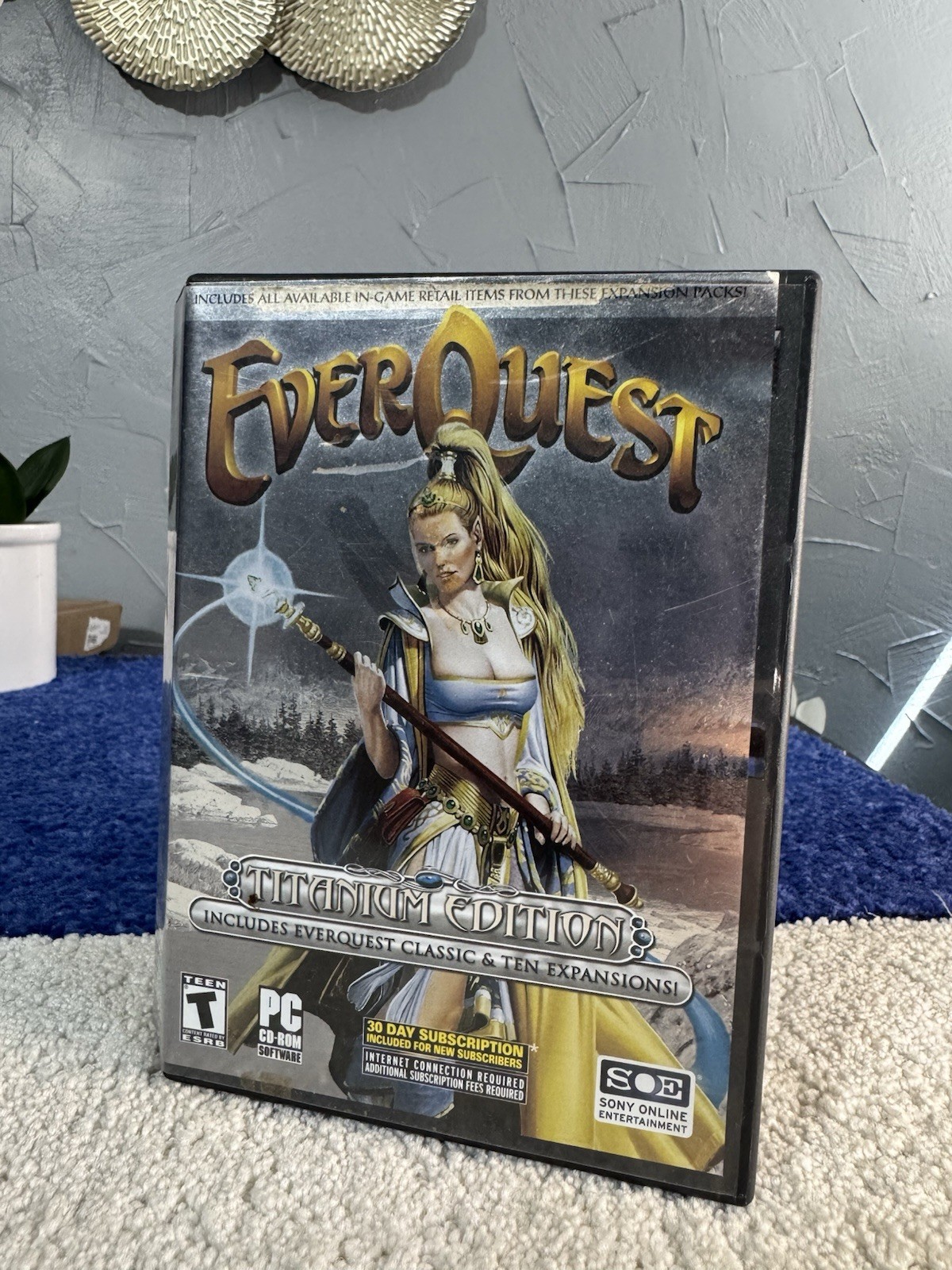 EverQuest Titanium Edition PC Windows 2006 5 Disc All Expansions Game ( New Cond
