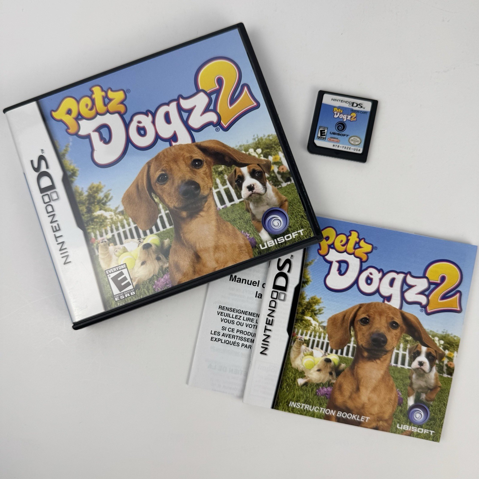 Petz Dogz 2 Nintendo DS Game With Box & Manual Tested CIB 2007 Dog Lover