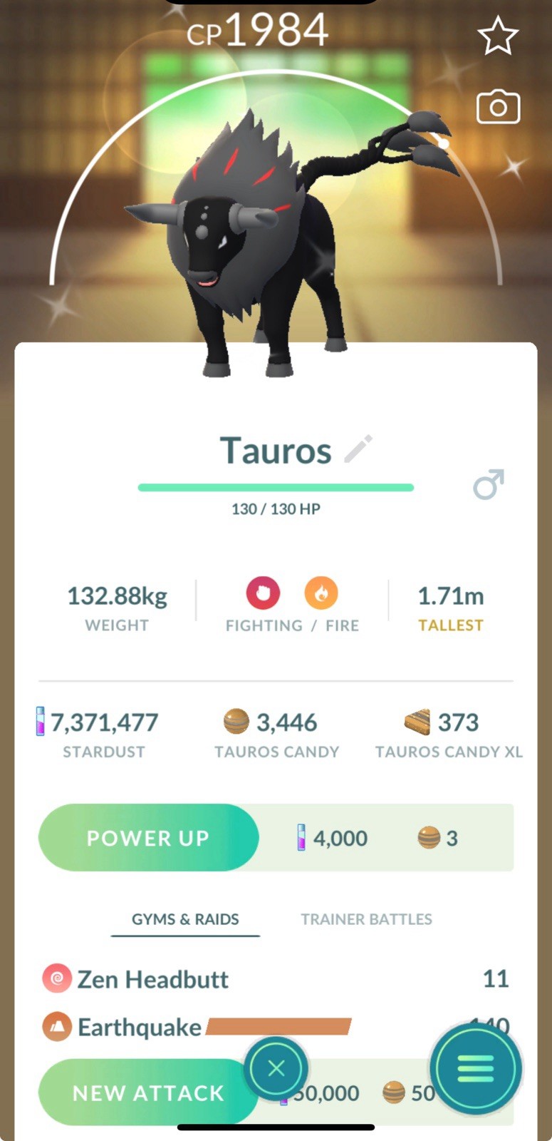 Shiny Blaze Tauros 30 Days Friendship Available Registered