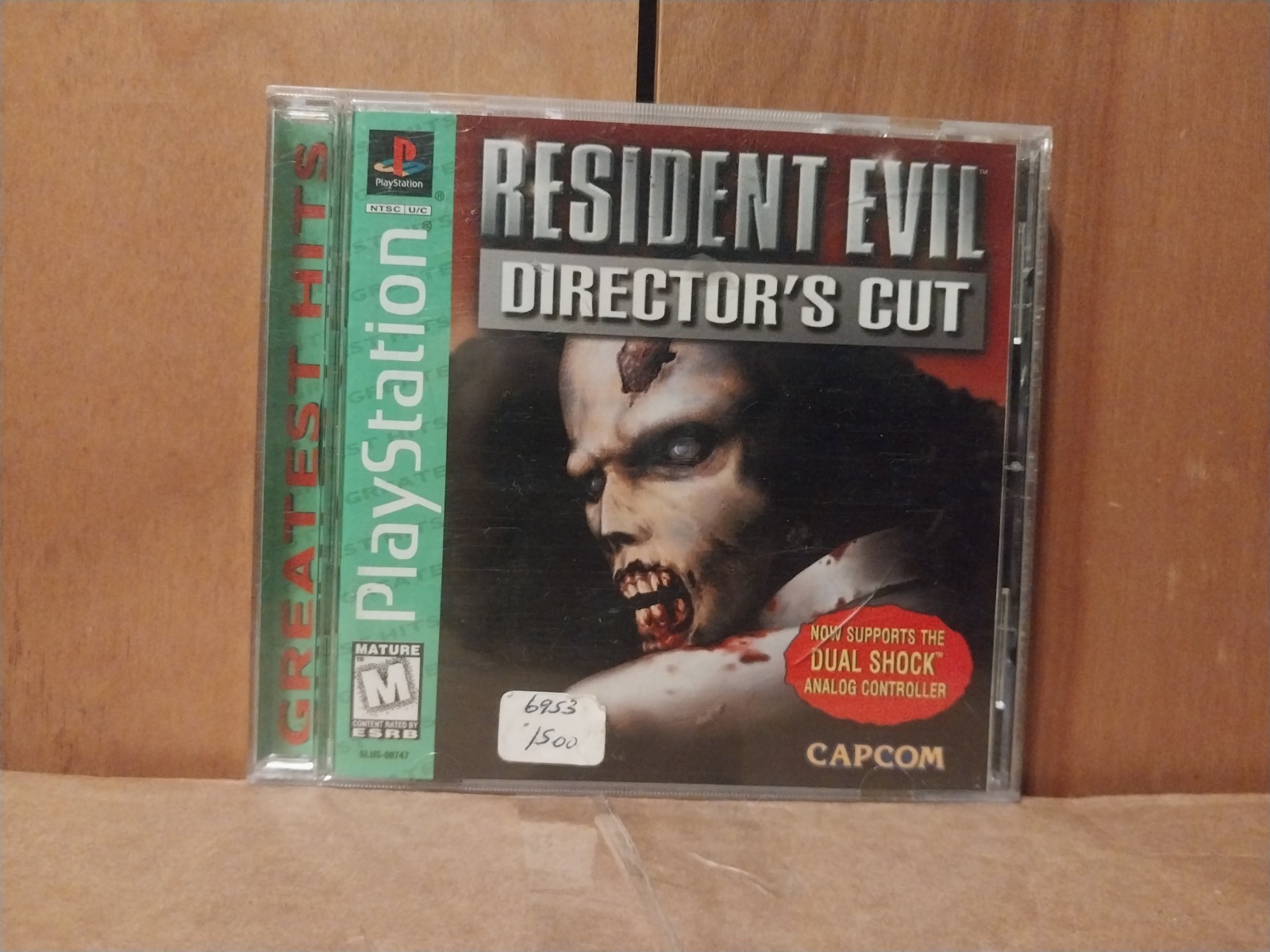 Resident Evil Director’s Cut Greatest Hits PlayStation CIB Black Label Horror