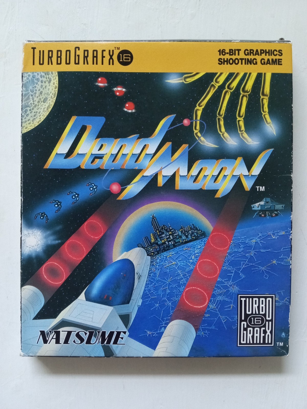 Dead Moon for TurboGrafx-16, 1992 Natsume, Complete, in Original Cardboard Box