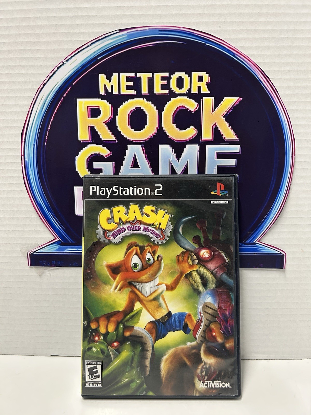 CRASH MIND OVER MUTANT ( Sony Playstation 2 ) Cleaned And Tested – Ships Today.