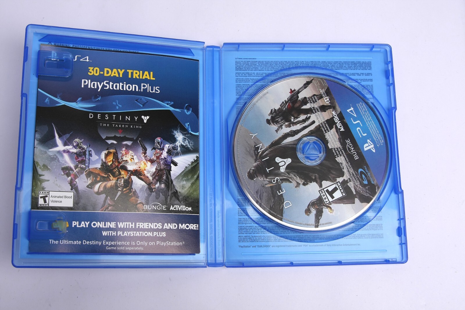 Destiny: The Collection (Sony PlayStation 4, 2016) – Tested & Working