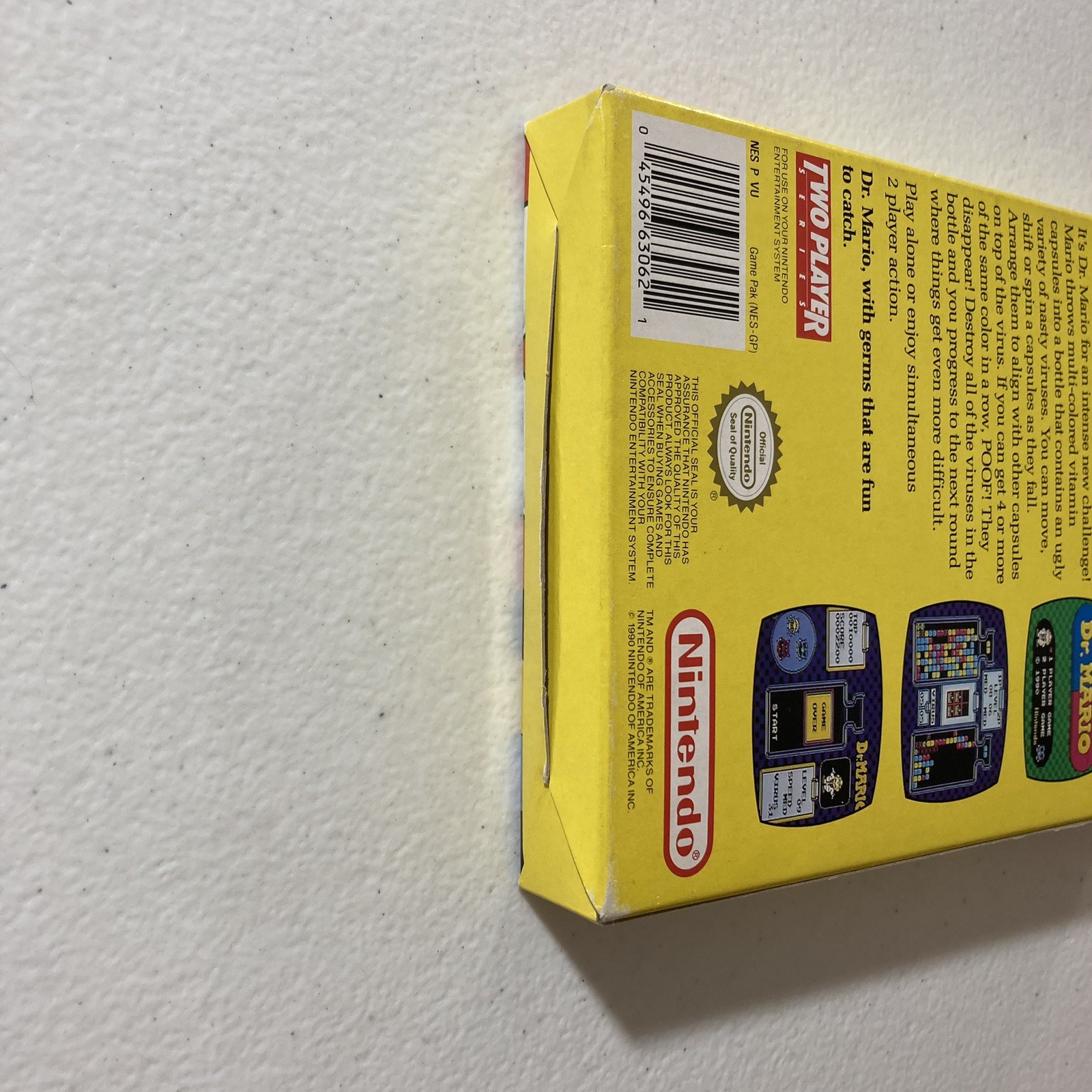 Dr. Mario (Nintendo Entertainment System, 1990) NES CIB Complete In Original Box