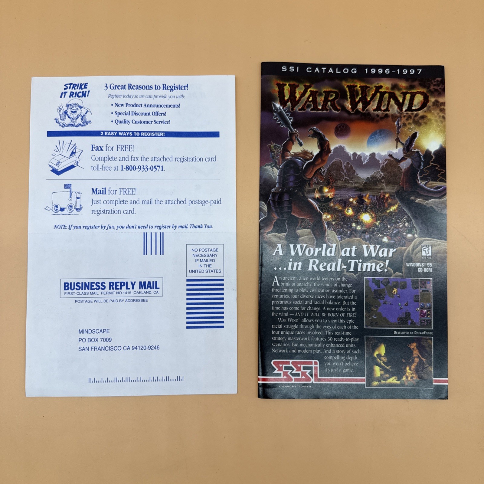Advanced Dungeons and Dragons Ravenloft Stone Prophet CD DOS PC Big Box READ!