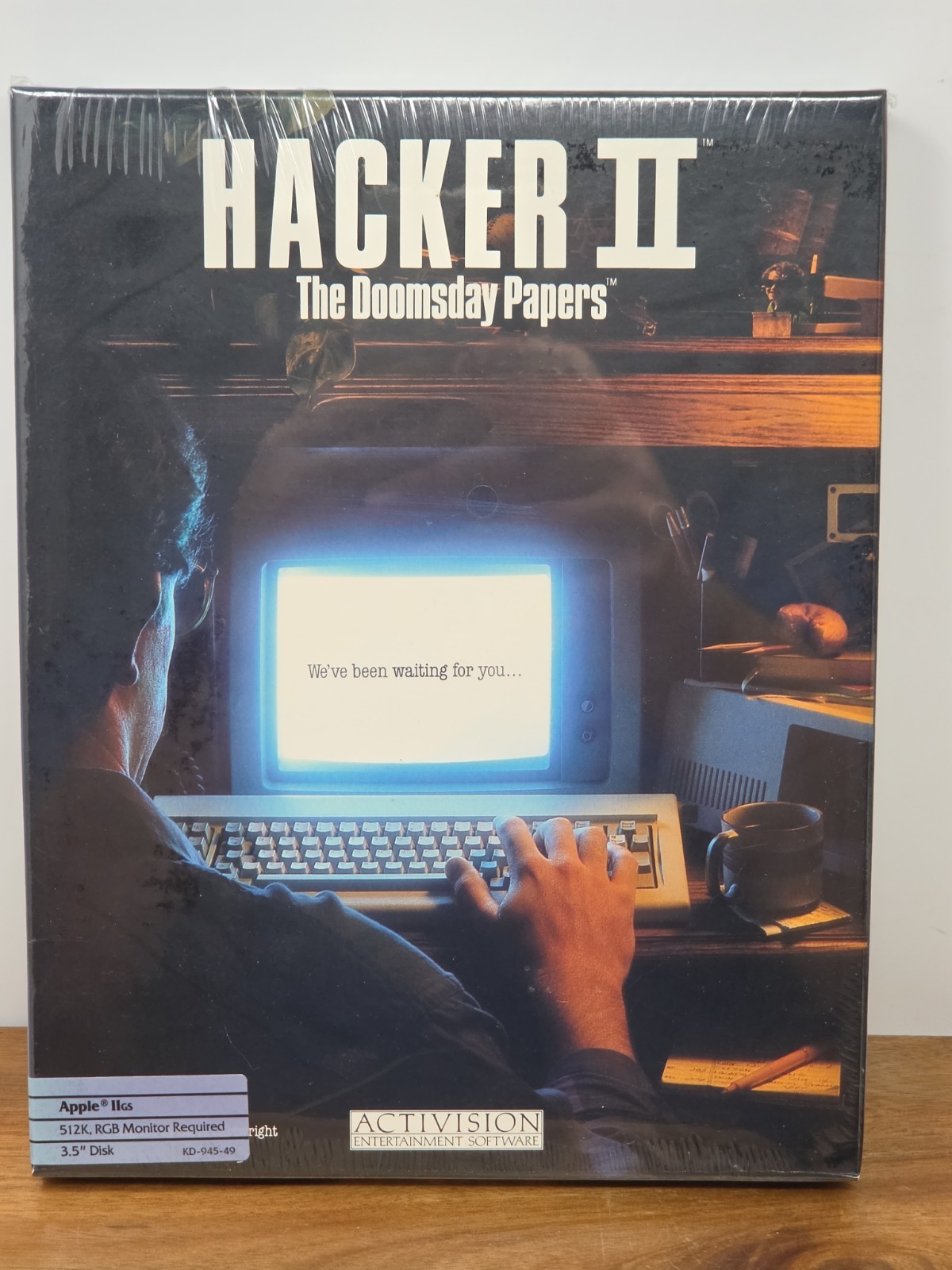 Apple II – Hacker II: The Doomsday Papers * VTG 1986 Brand New & Sealed