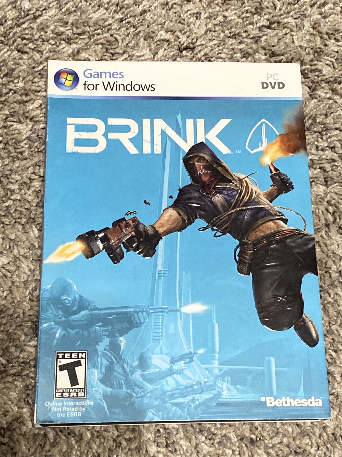 Brink PC DVD Shooter TPS FPS Multiplayer Zenimax Bethesda Windows XP Vista 7 8