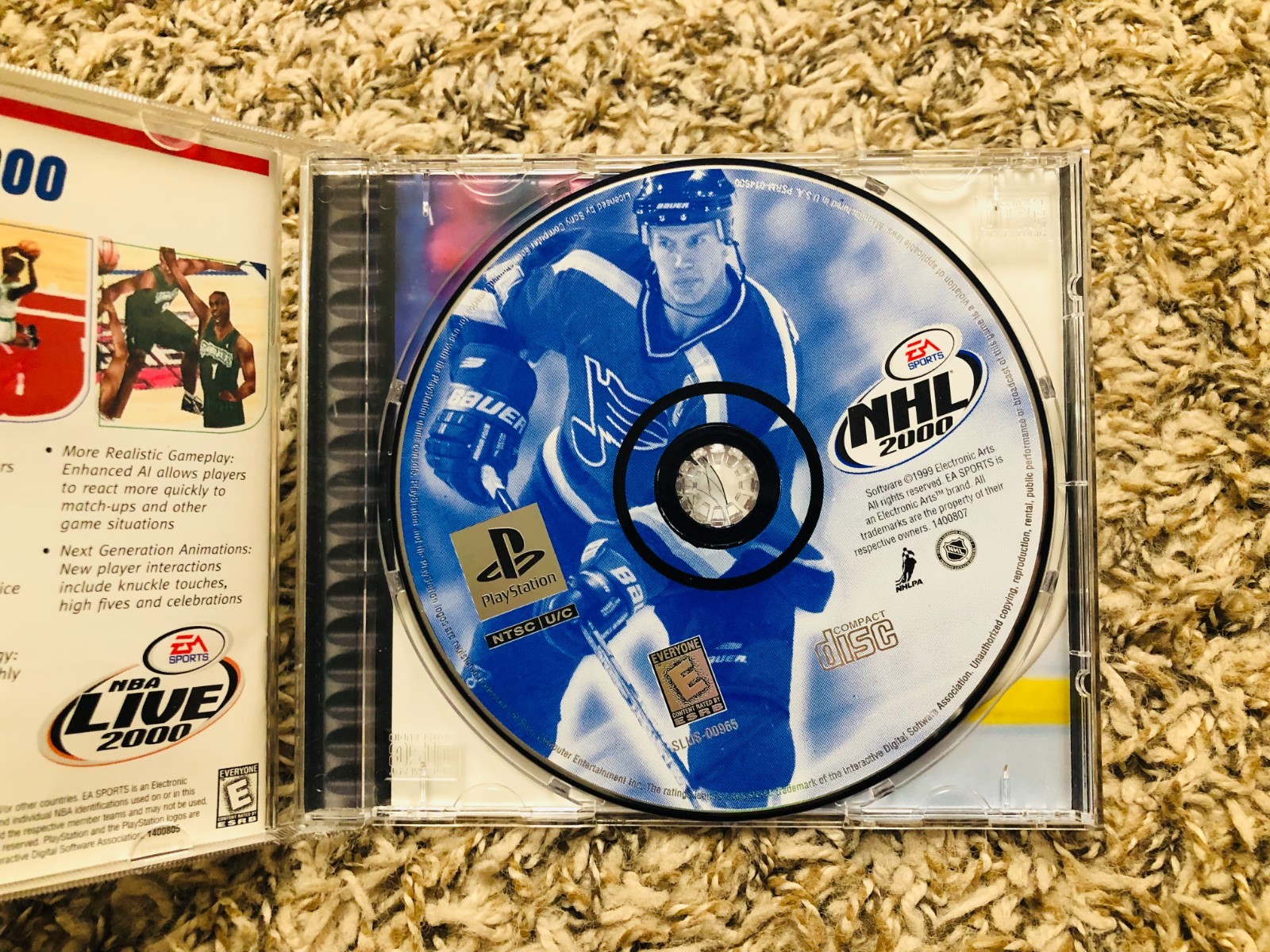 NHL 2000 (PlayStation 1, 2000) CIB COMPLETE W/ Reg Card TESTED