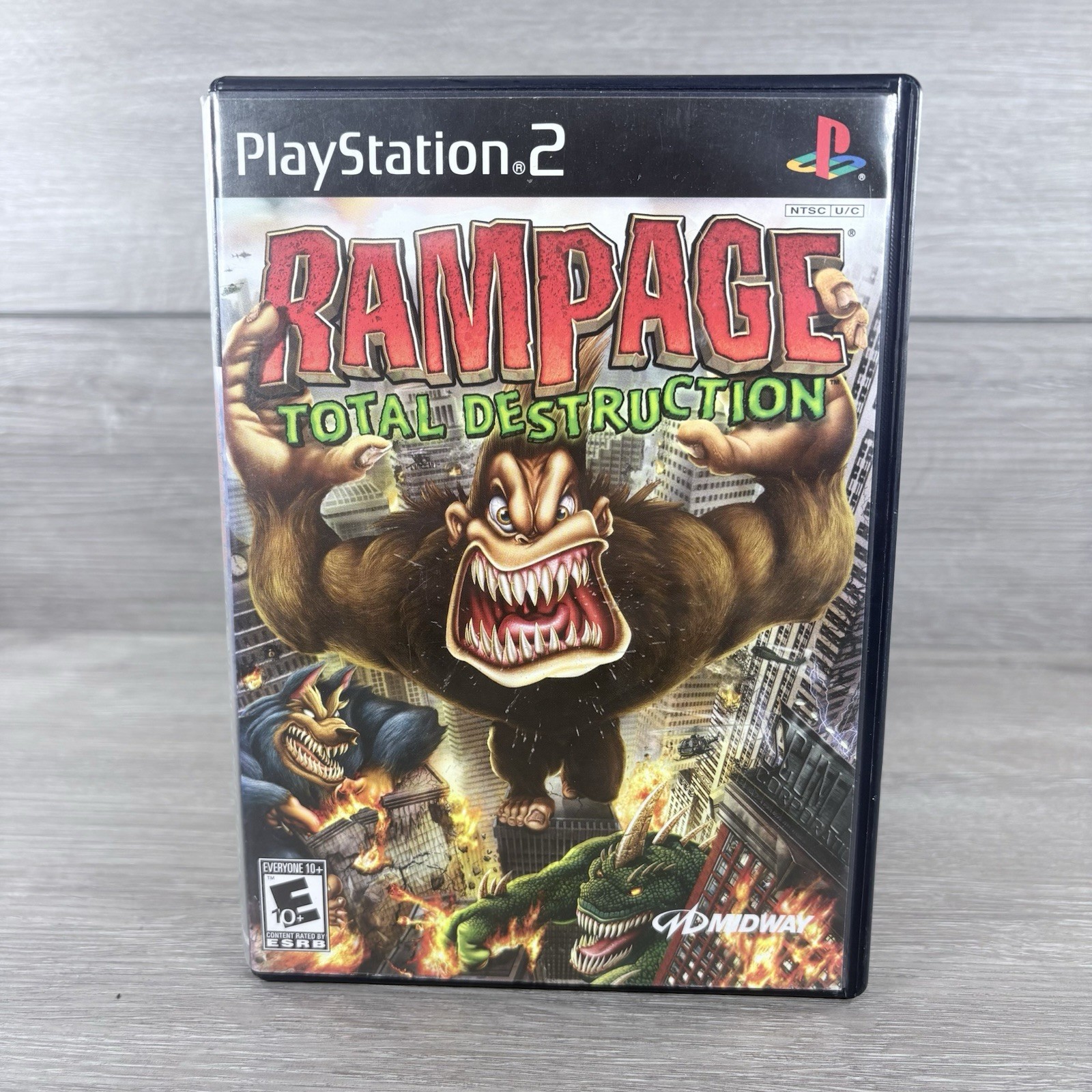 Rampage Total Destruction – PS2 Playstation 2 – Complete W/Manual