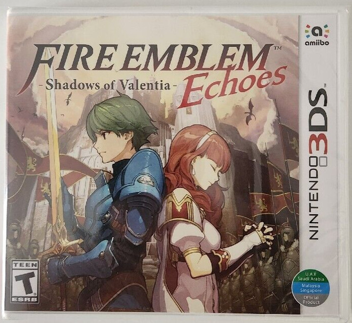 Fire Emblem Echoes: Shadows of Valentia 3DS Brand New Game (2017 Tactical RPG)