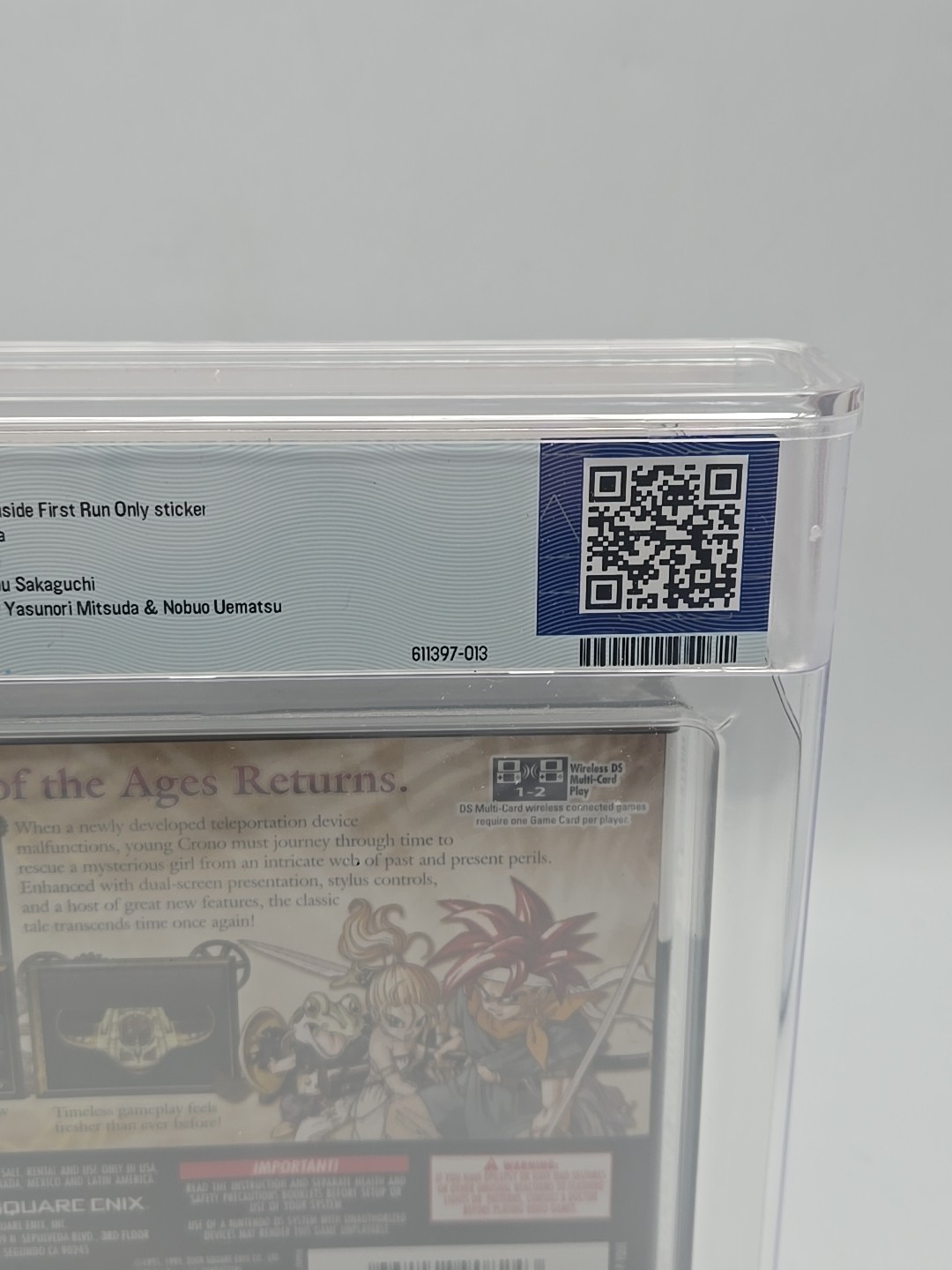 Nintendo DS Chrono Trigger NEW & Sealed Highest Graded WATA 9.8 First Run A+