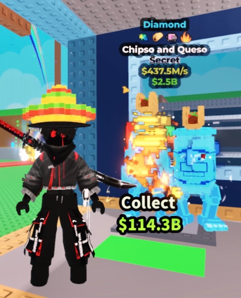 Steal a Brainrot Roblox Chipso and Queso 437M/S