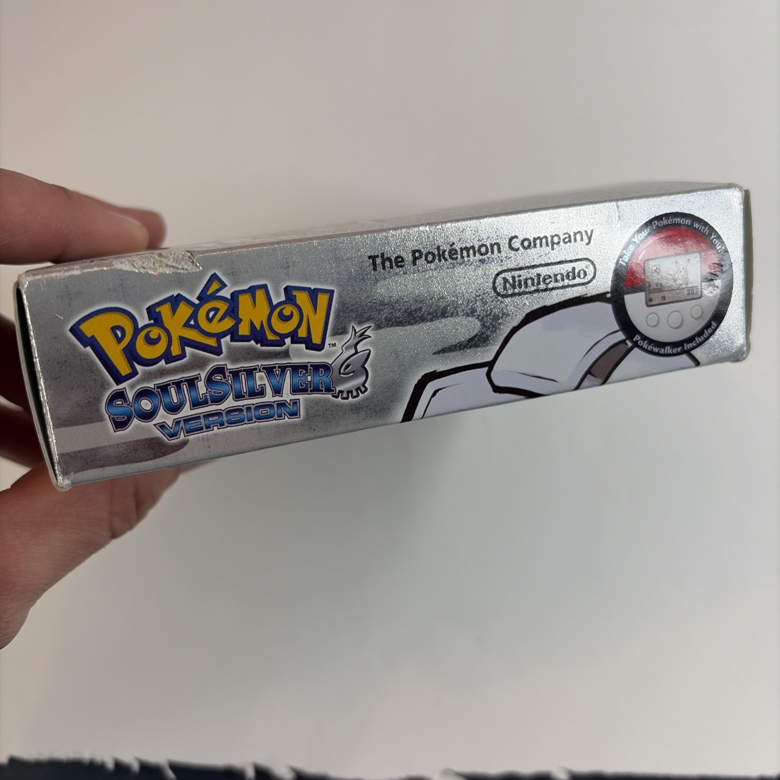 Pokemon SoulSilver Version DS Complete Big Box With Pokewalker Authentic Tested!