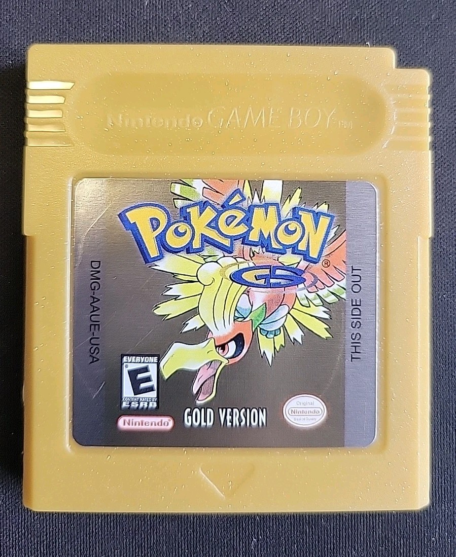 Pokemon Gold Version (Nintendo Game Boy Color, 2000) Cartridge Only