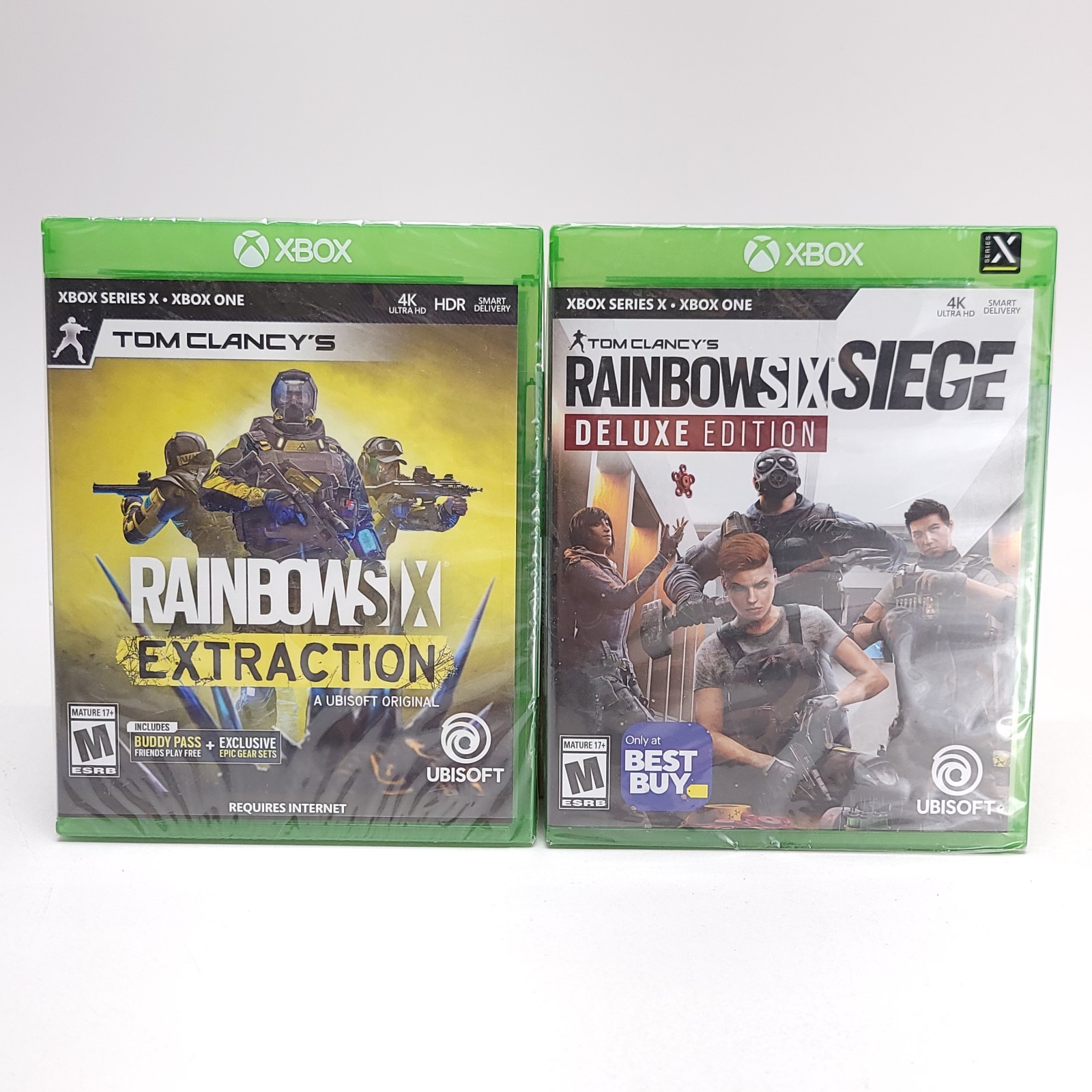 Rainbow Six Siege Tom Clancy’s Deluxe Edition + Extraction Lot Xbox One Xbox X