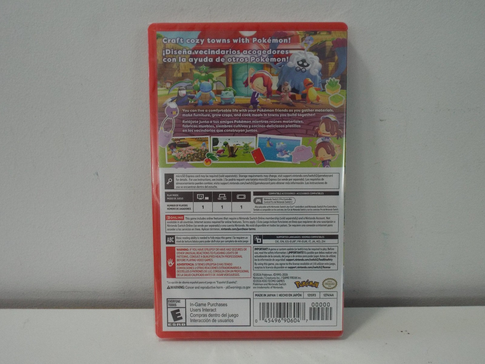 Pokemon “Pokopia” Game-Key Card For NintendoSwitch2 (2026) (New, Factory Sealed)