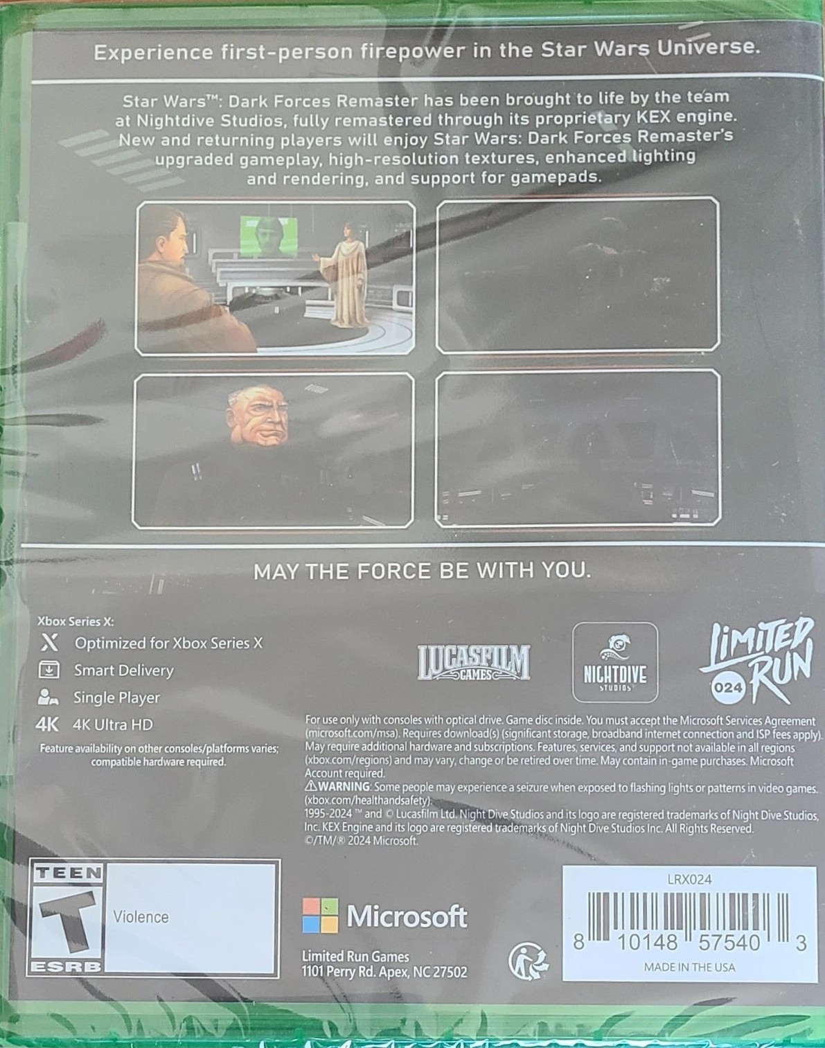 [ LRG #24 ] Star Wars Dark Forces Remaster *LIMITED RUN GAMES* (XBOX Series X)