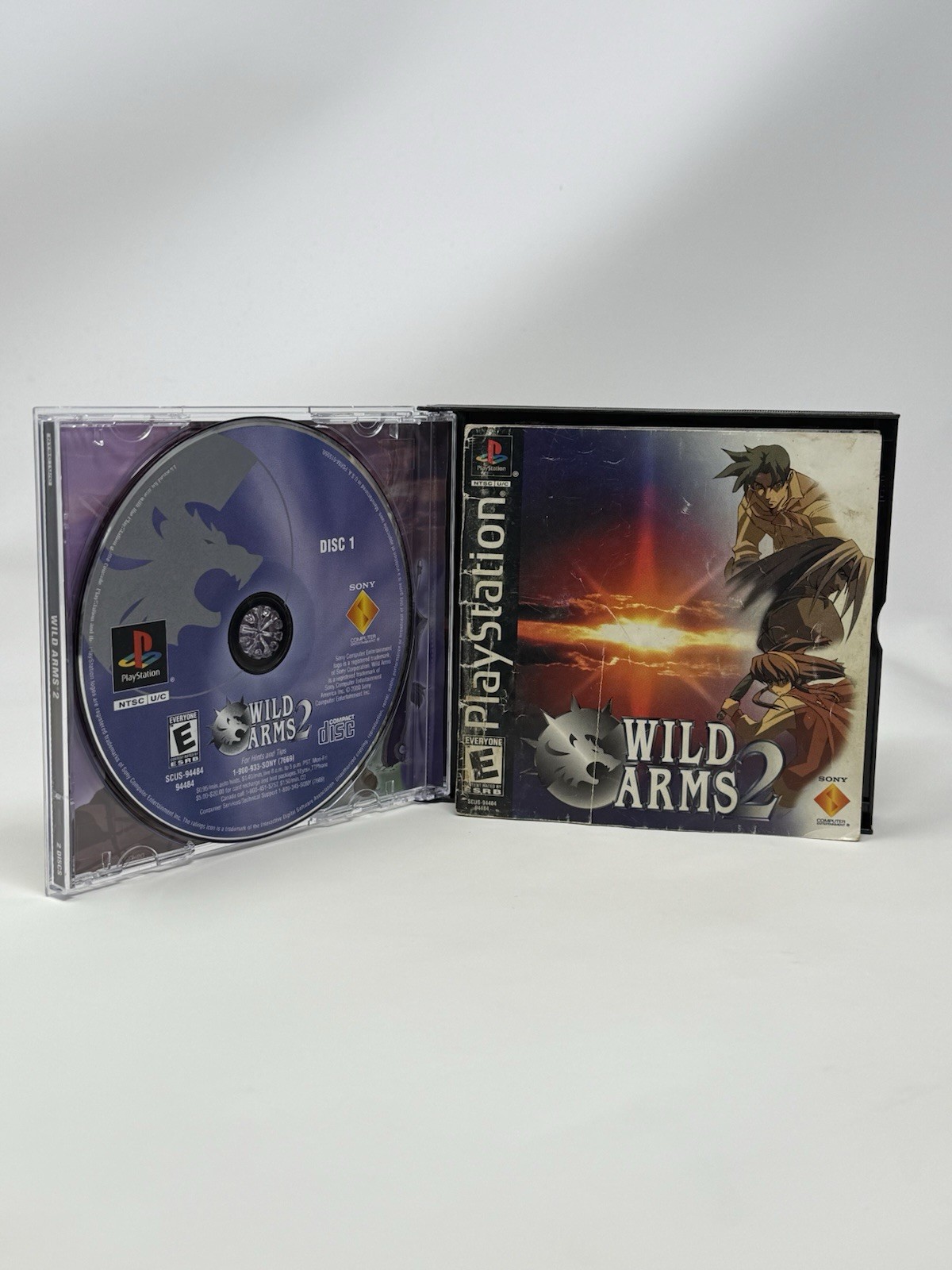 Wild Arms 2 Second Ignition PS1 PlayStation 1 Complete CIB Tested Pristine Discs