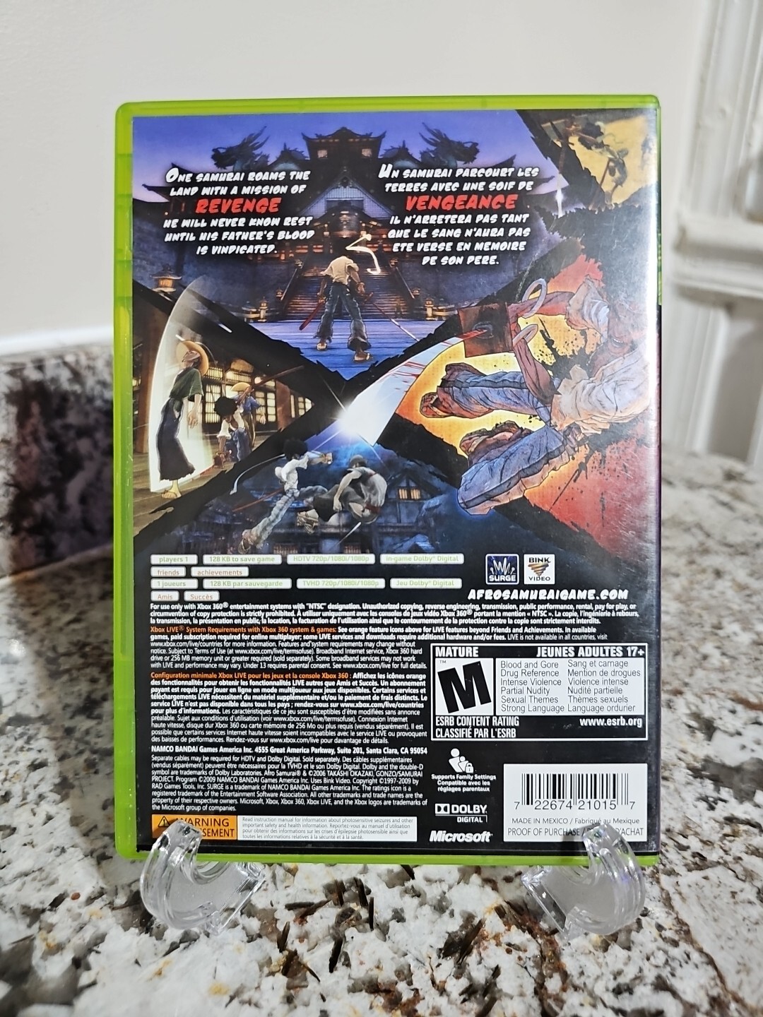 Afro Samurai (Xbox 360 CIB) Complete! Collectors Condition! w/ Manual