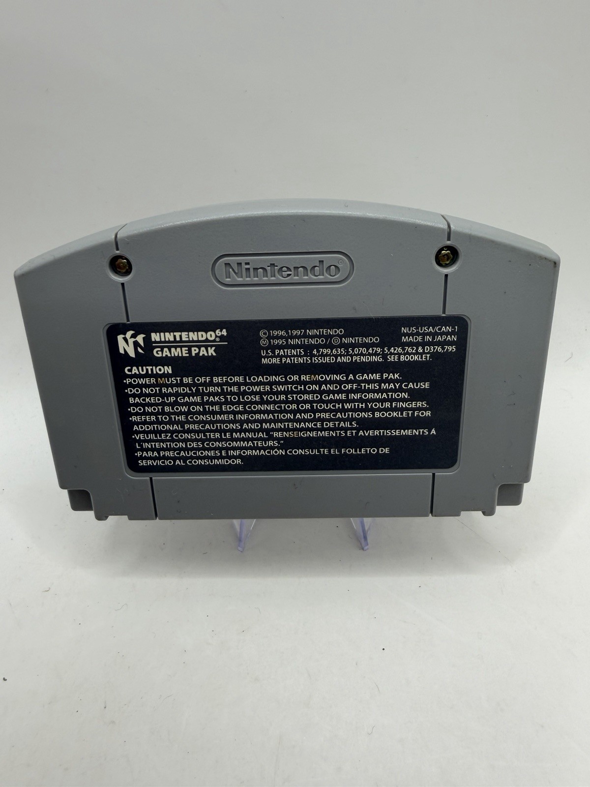 Mario Kart 64 Players Choice N64 Nintendo Video Game 1996 Cartridge Authentic