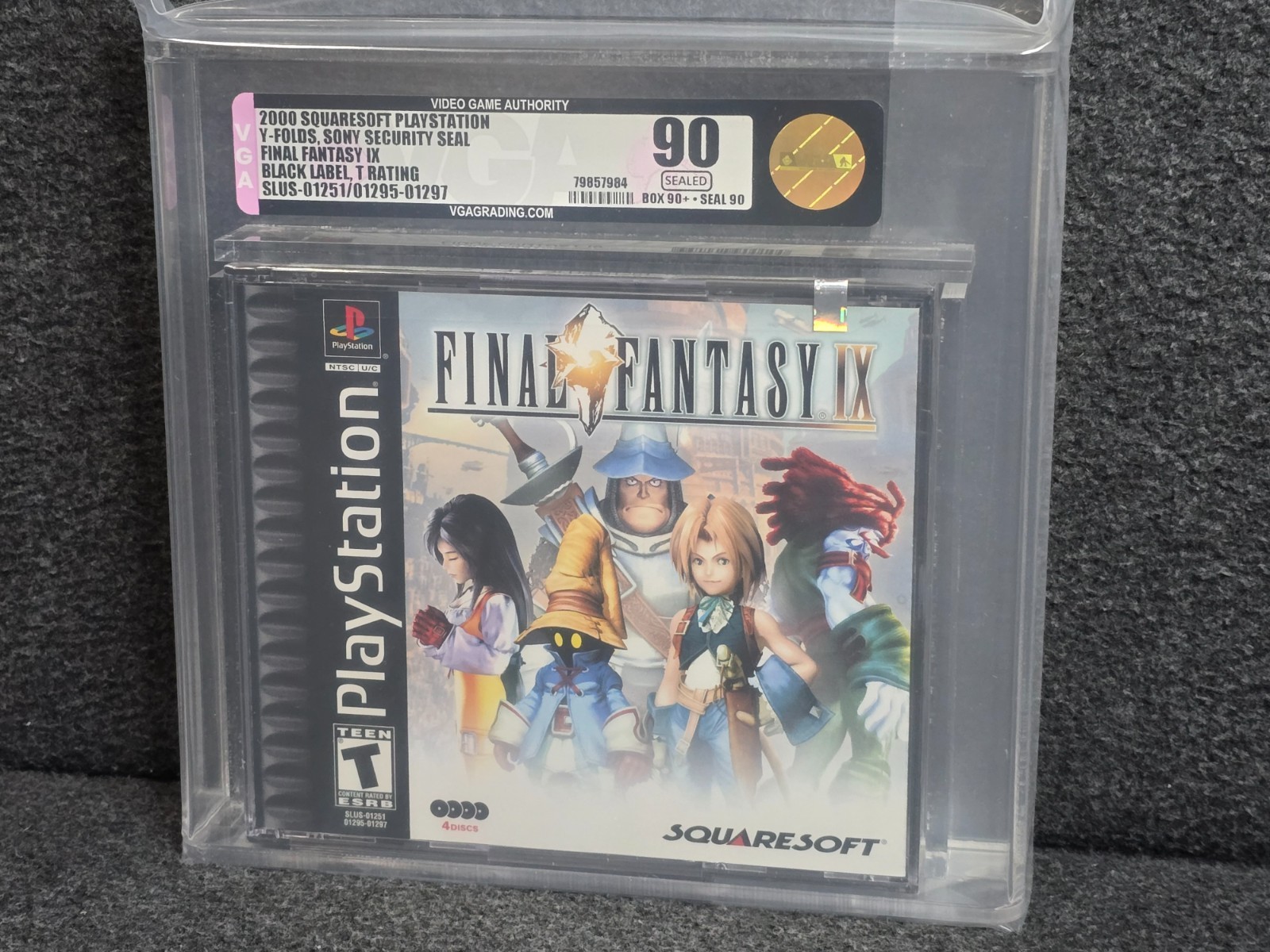 PS1 Playstation 1 FINAL FANTASY IX VGA 90 New Sealed Black Label RPG Sony FF 9