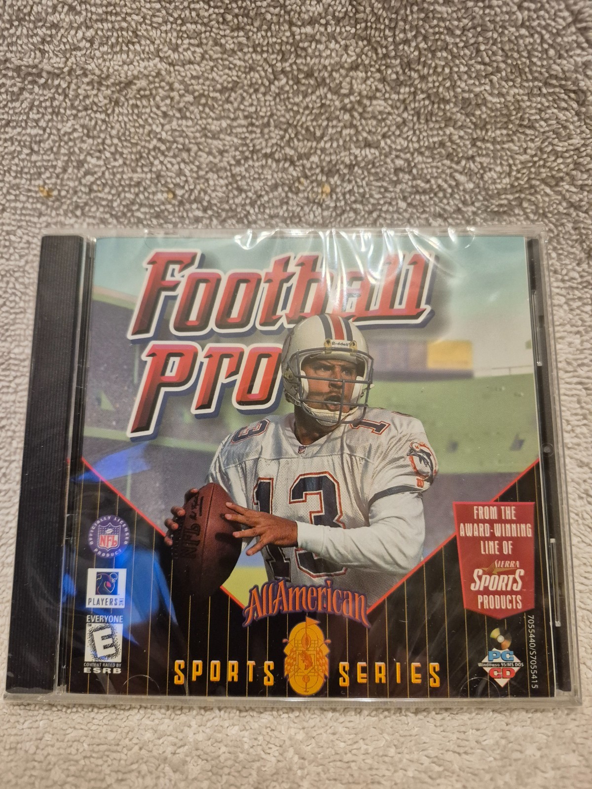 All American Sports Series Football Pro (Windows PC CD, 1998) Brand New Sealed