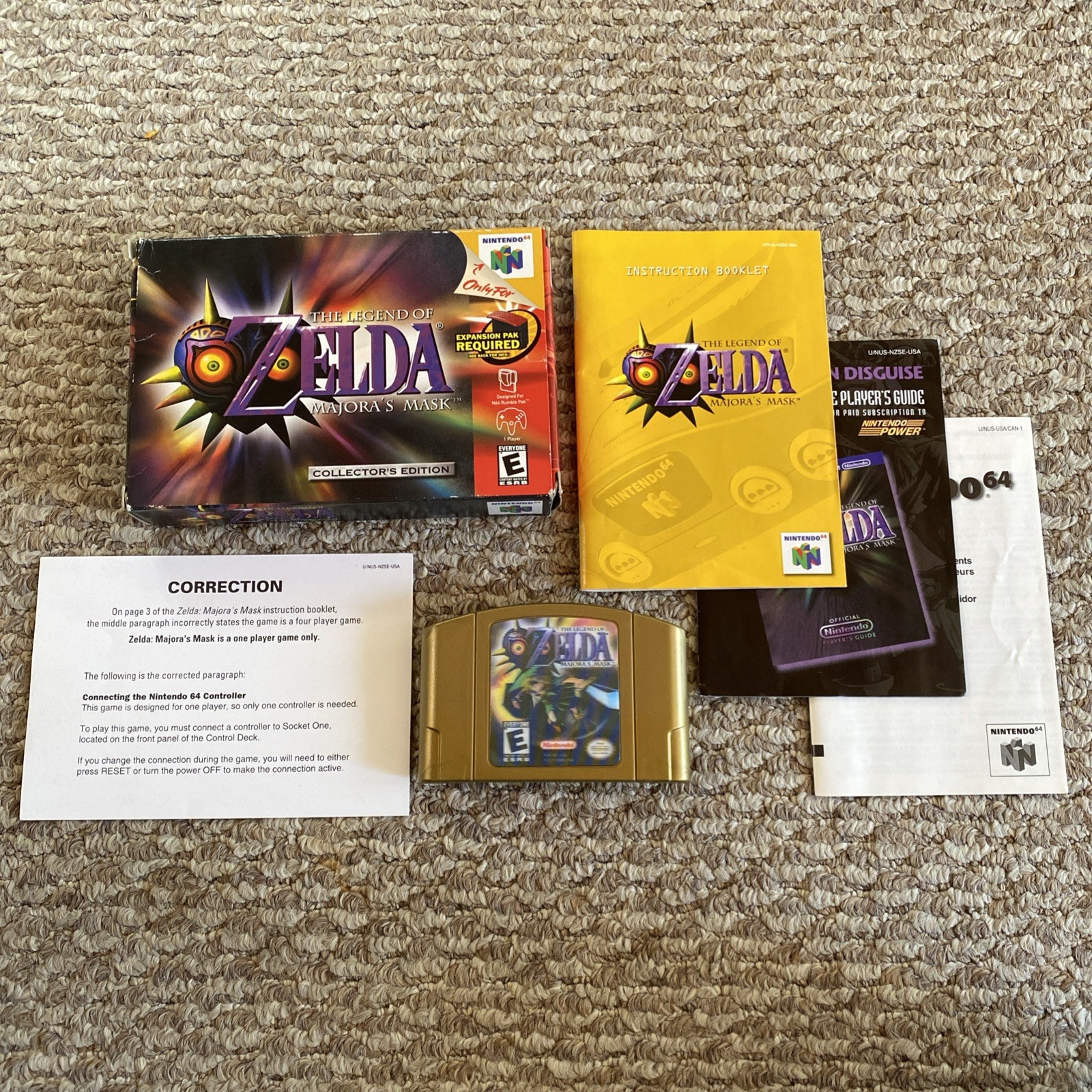 The Legend of Zelda: Majora’s Mask Collector’s Edition (N64) CIB Complete in Box