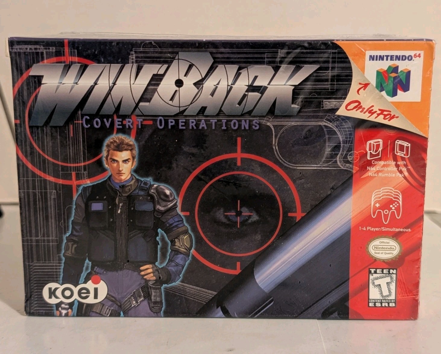 Winback Covert Operations Nintendo Koei N64 Factory SEALED RARE!!