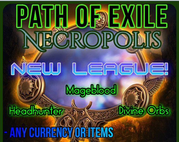 Path of Exile PoE Necropolis – Headhunter Mageblood Divine Orb – Softcore – PC