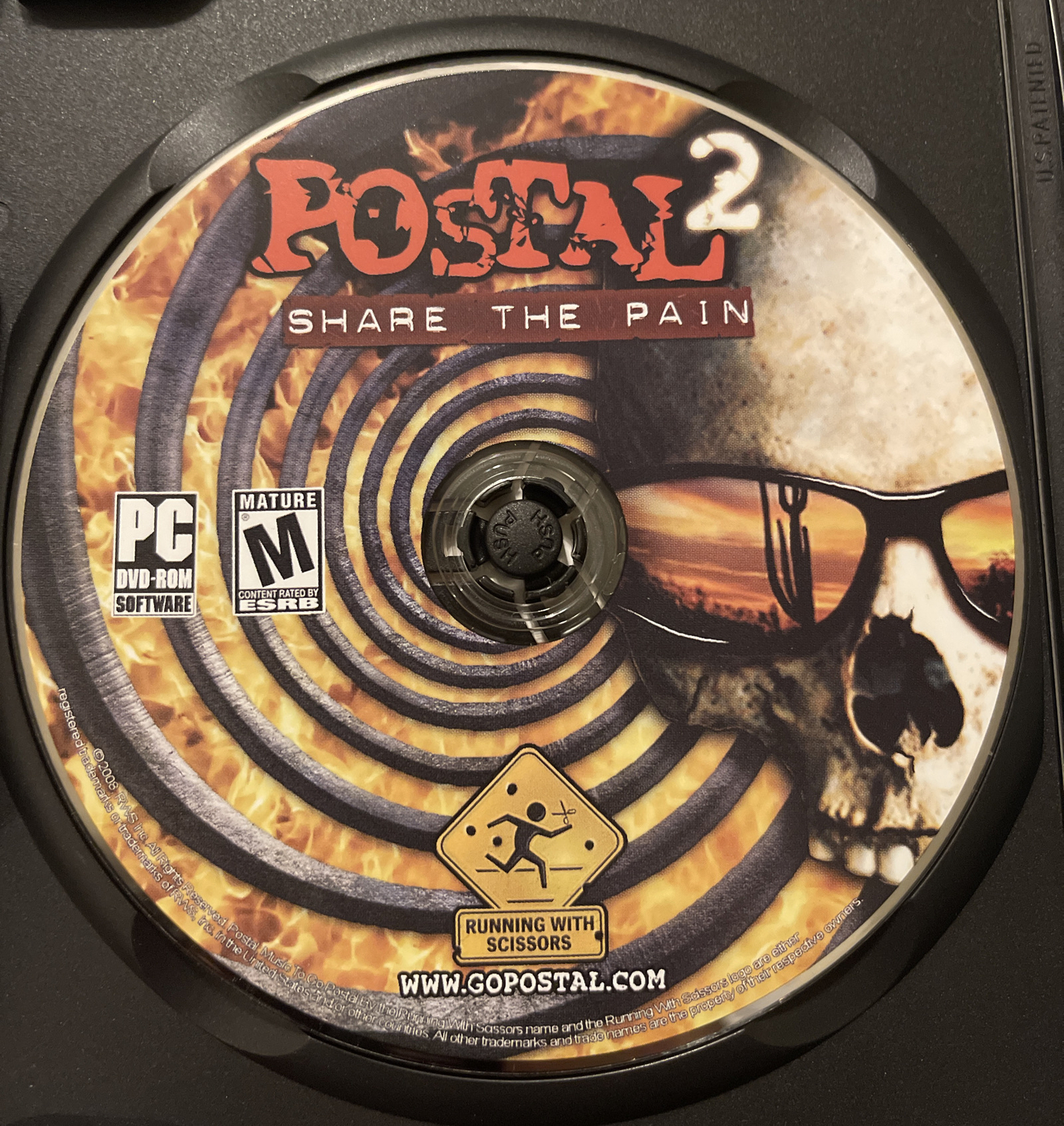 Postal 2 Share The Pain PC Game Mature Running With Scissors *Disc Only* RARE