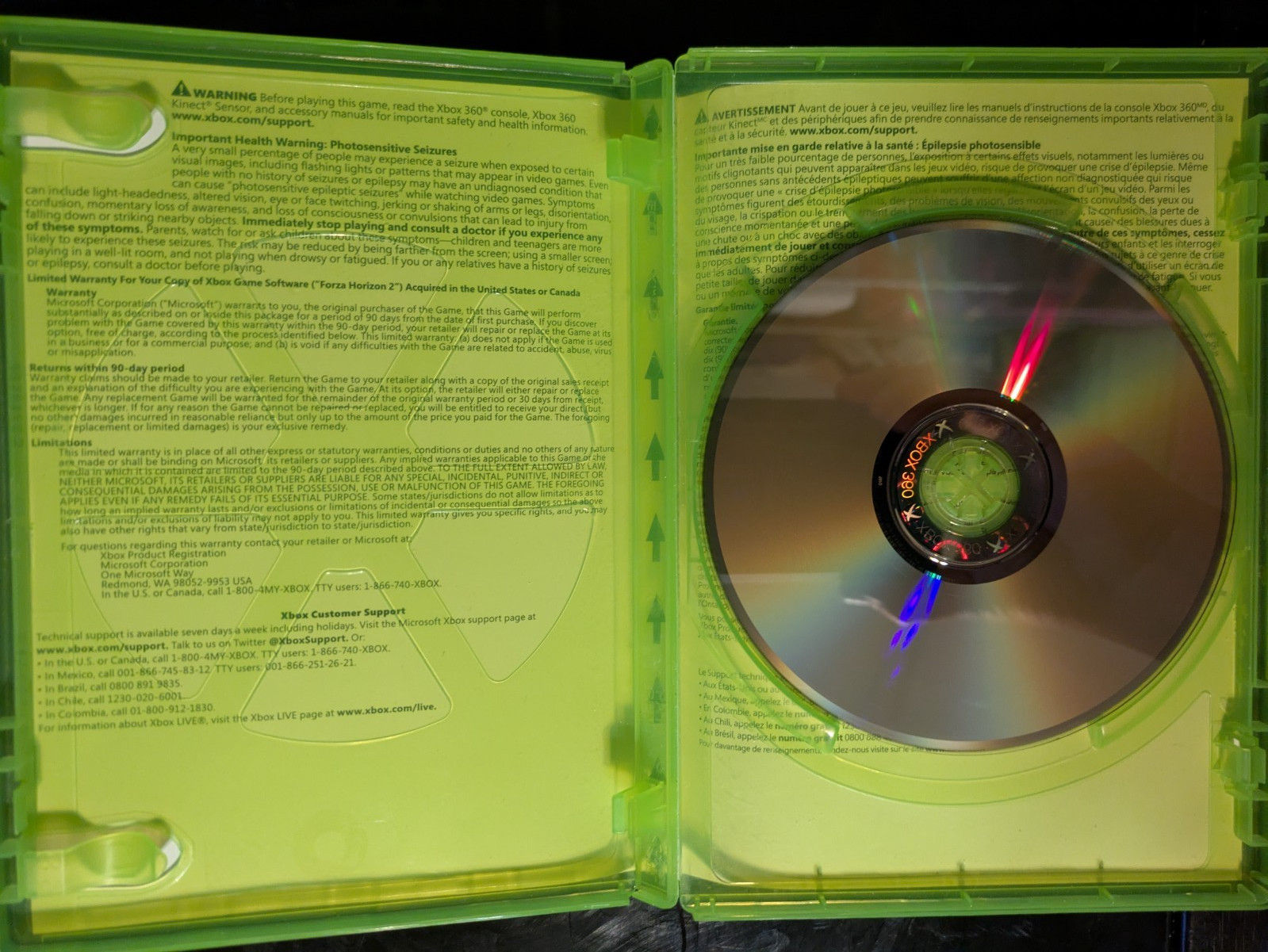 Forza Horizon 2 (Microsoft Xbox 360, 2014) ****TESTED****