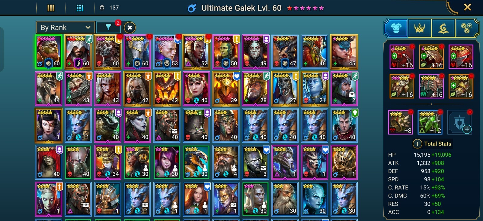 Raid: Shadow Legends Account Android PC Legendary Champions Multiplayer