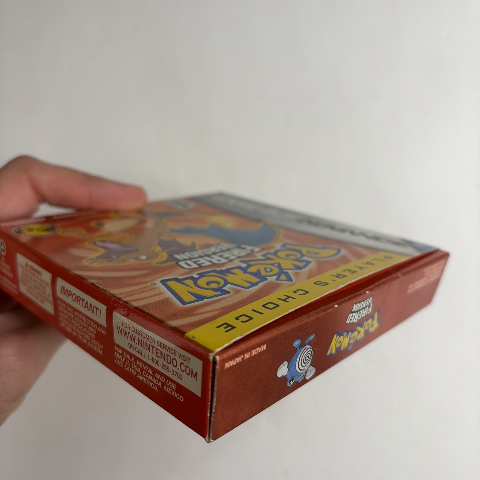 NICE! Pokemon FireRed GameBoy Advance Authentic GBA Complete In Box CIB