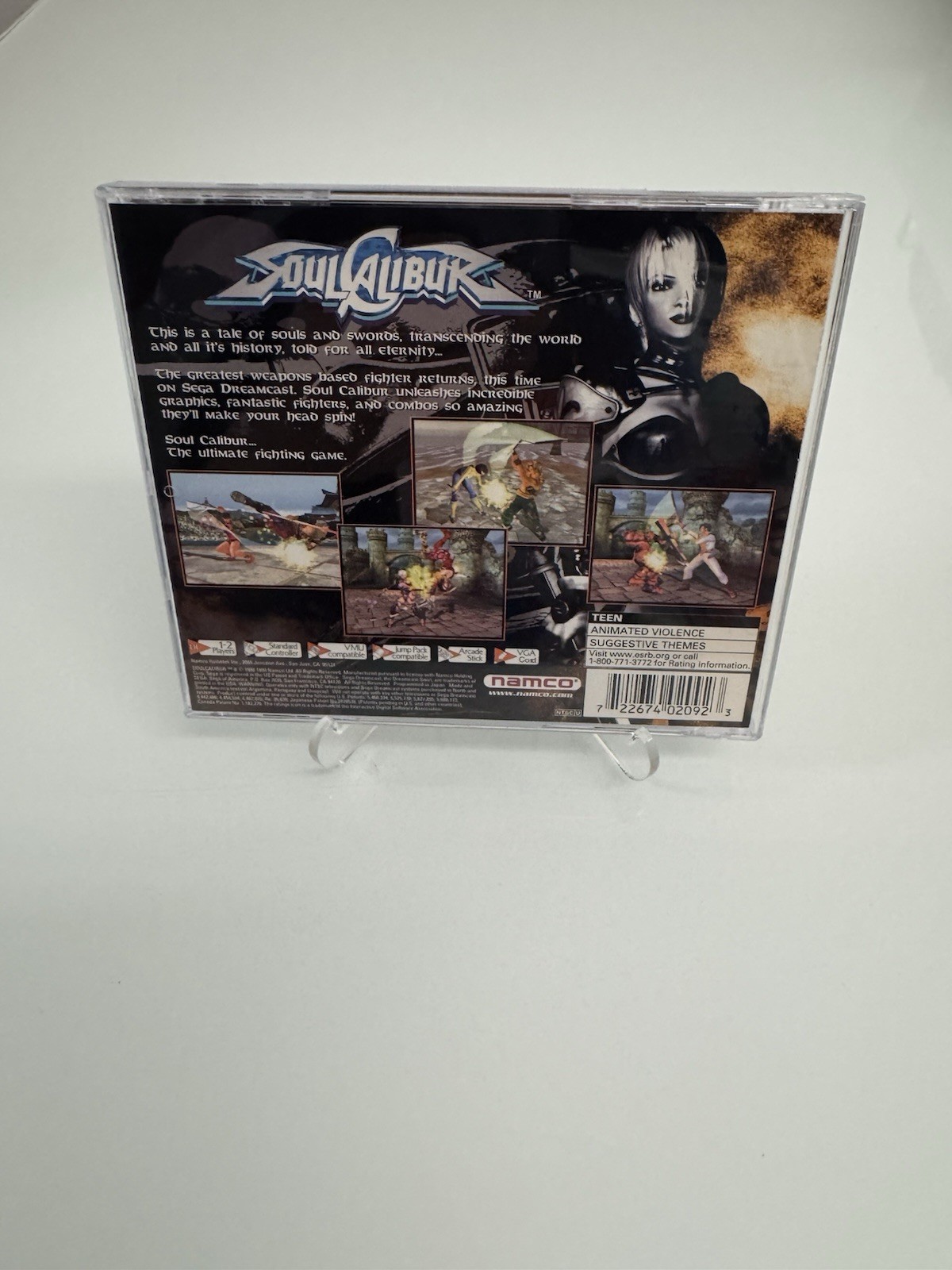 Soul Calibur for Sega Dreamcast Complete in Box (CIB), Mint Condition, Tested