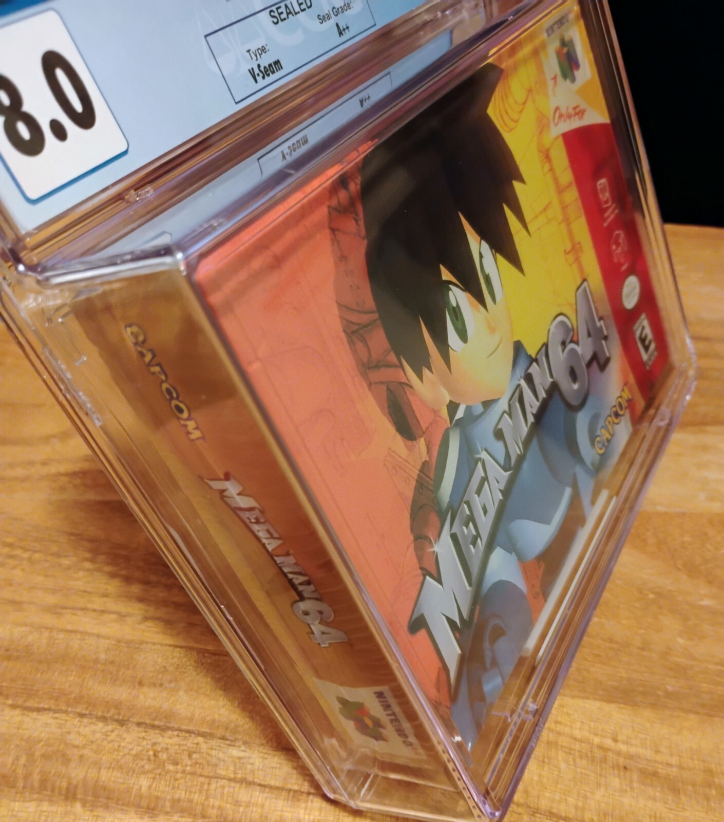 Nintendo 64 Mega Man 64 2001 N64 Capcom Sealed CGC 8.0 A++
