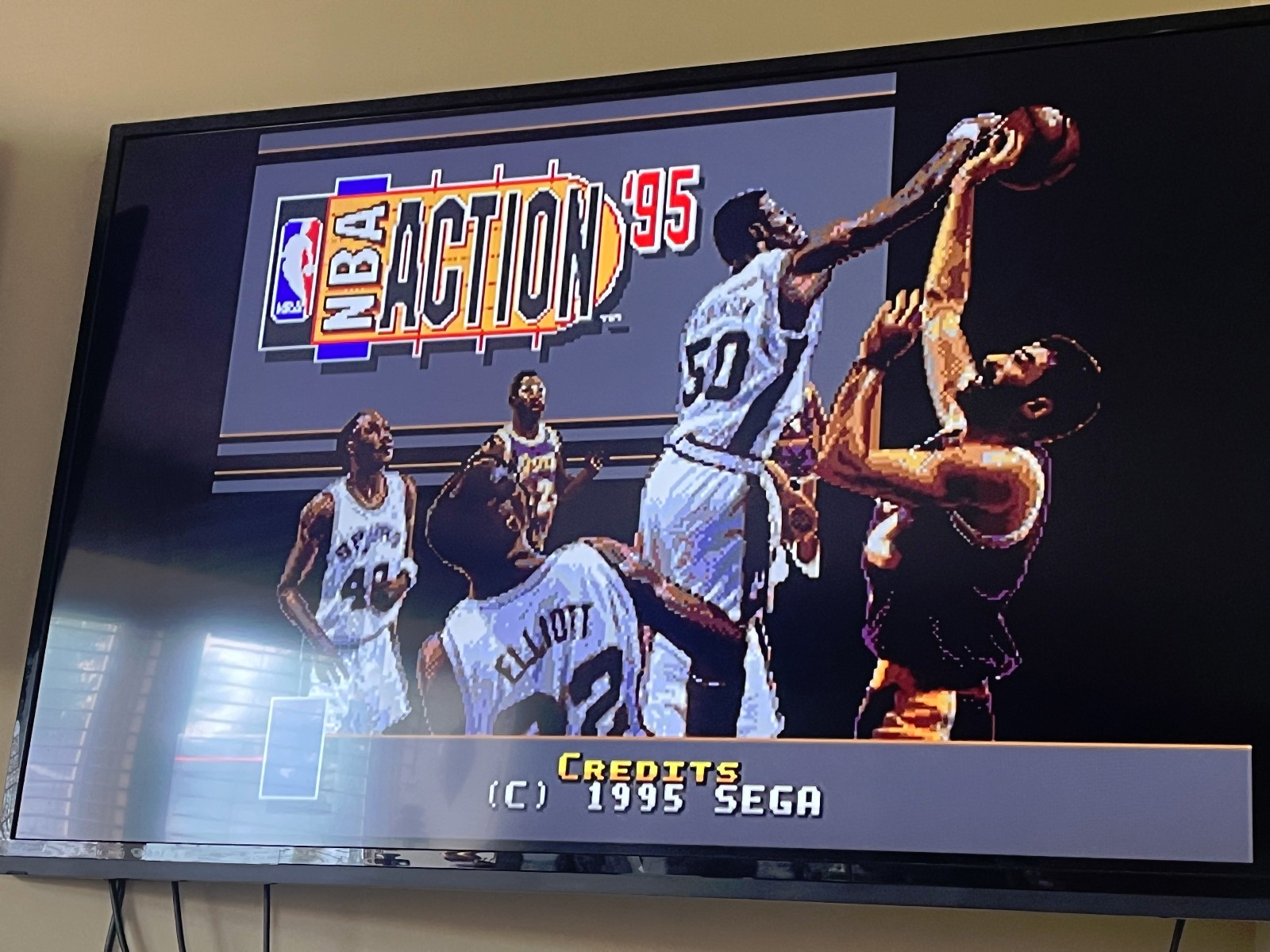 NBA Action ’95 Starring David Robinson (Sega Genesis, 1995) — COMPLETE