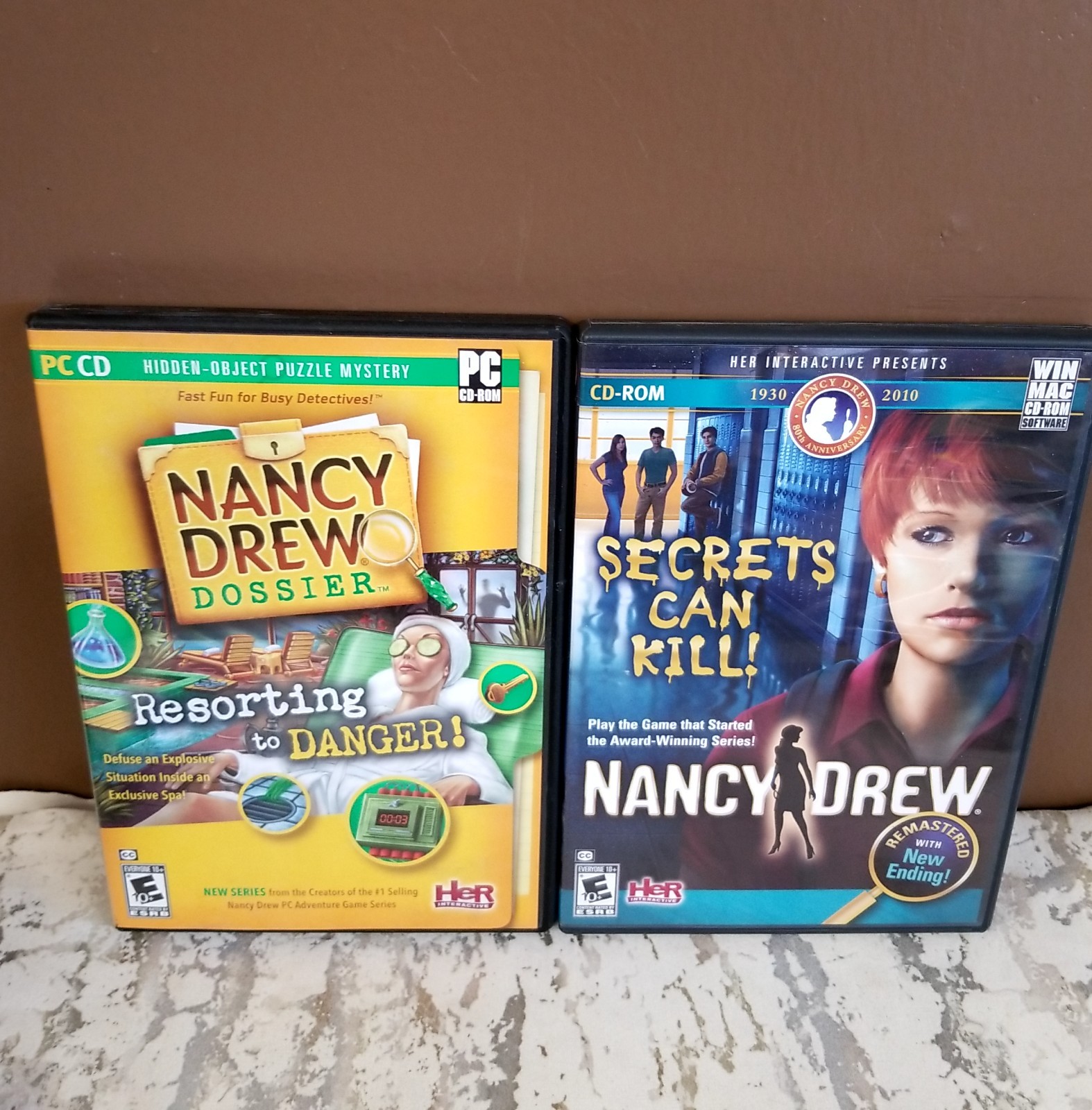 Nancy Drew PC Game Lot of 11 Mystery Adventures CD/DVD ROM w/Multi Disc Set