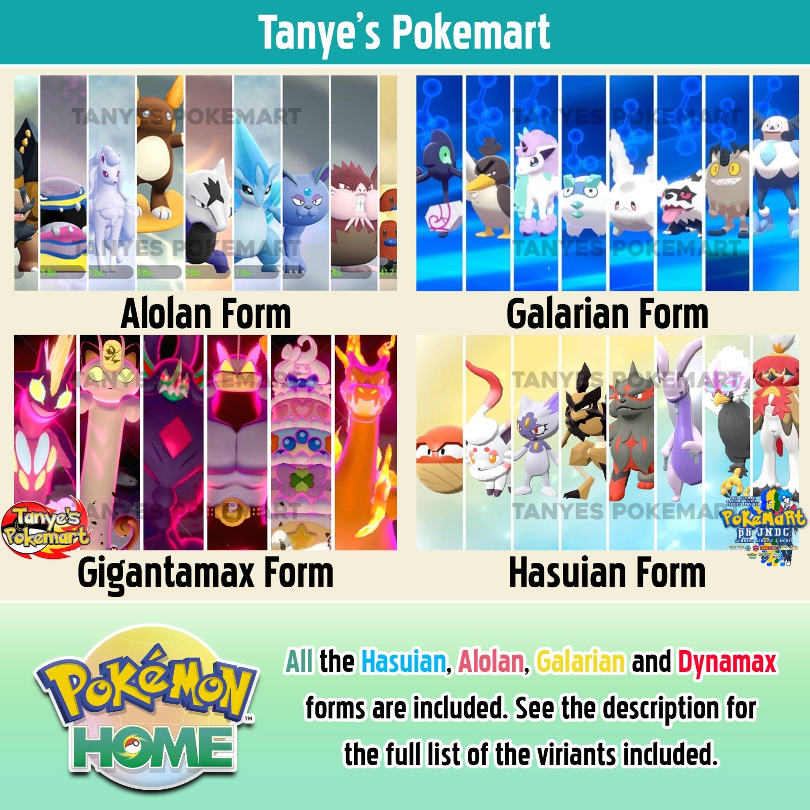 Pokémon HOME🔥COMPLETE Dex – Full Pokédex (Gen 1–9) Update ZA