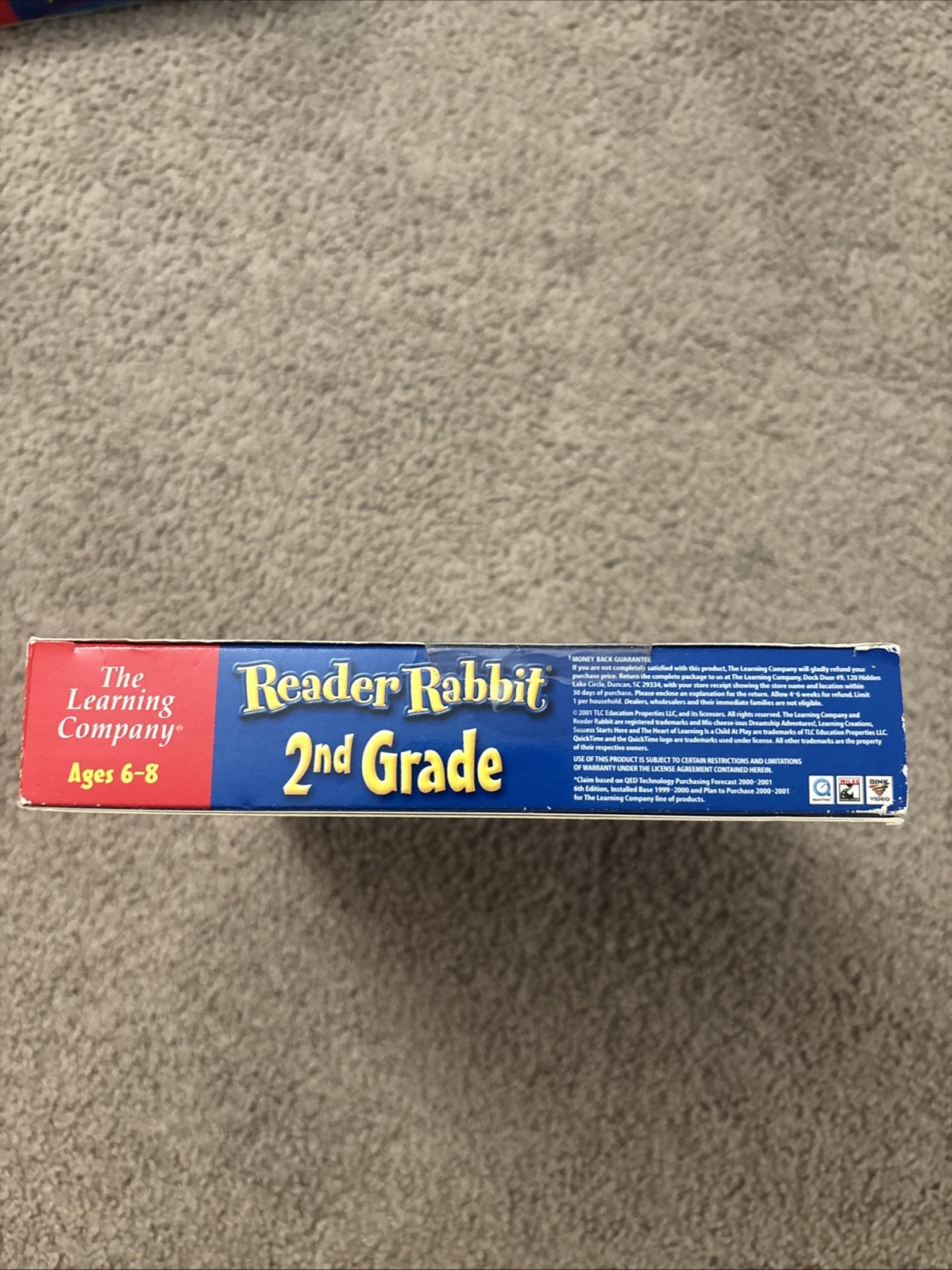 READER RABBIT: 2nd Grade (2001) Mis-cheese-ious Dreamship Advent Big Box Sealed