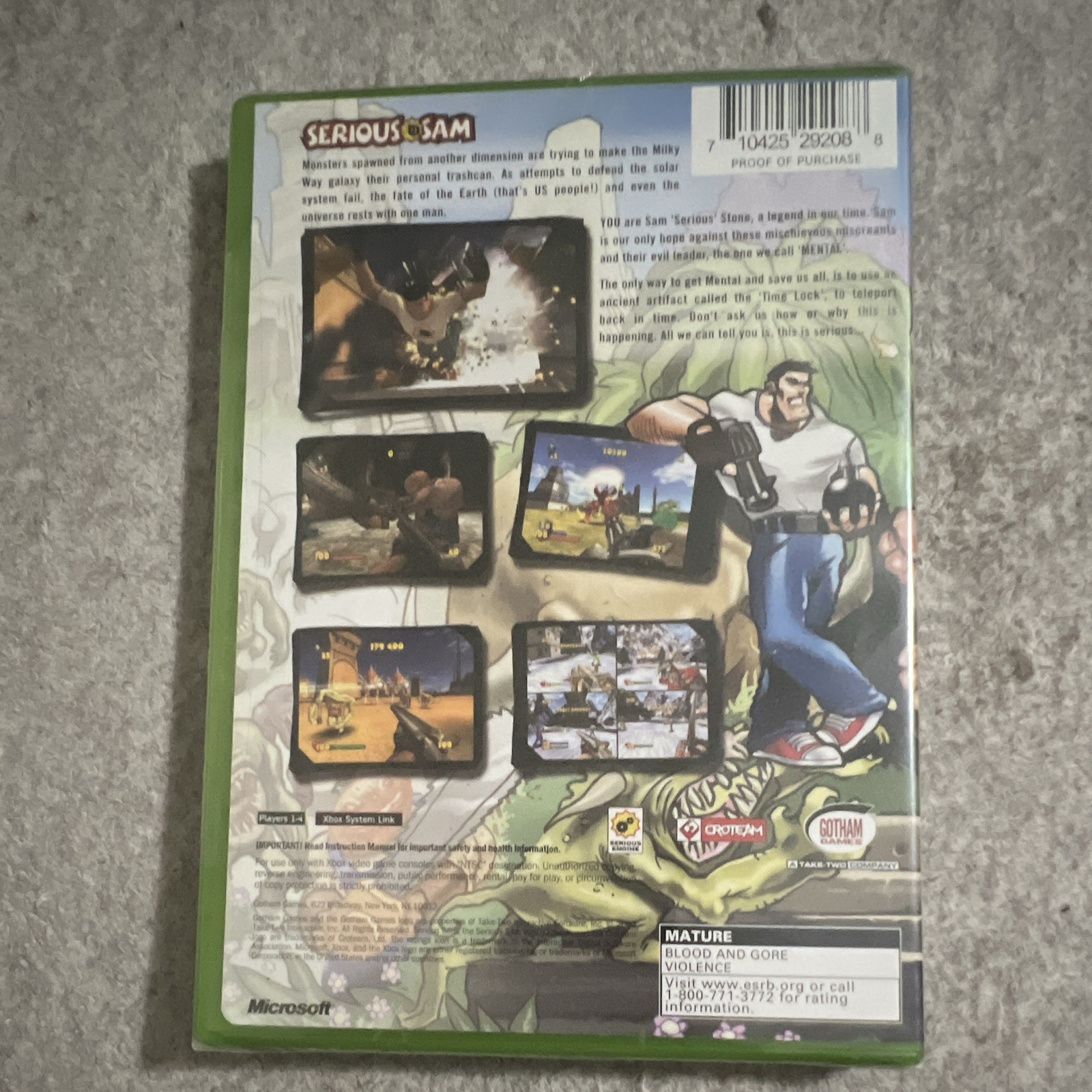 Gotham Games Serious Sam (Microsoft Xbox) M-Mature Serious Sam Series