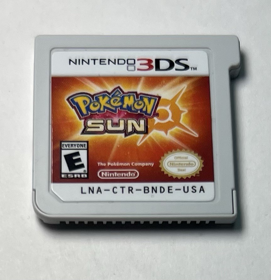 Pokemon Omega Ruby Alpha Sapphire Sun Moon 3DS Game Lot 4 Authentic••