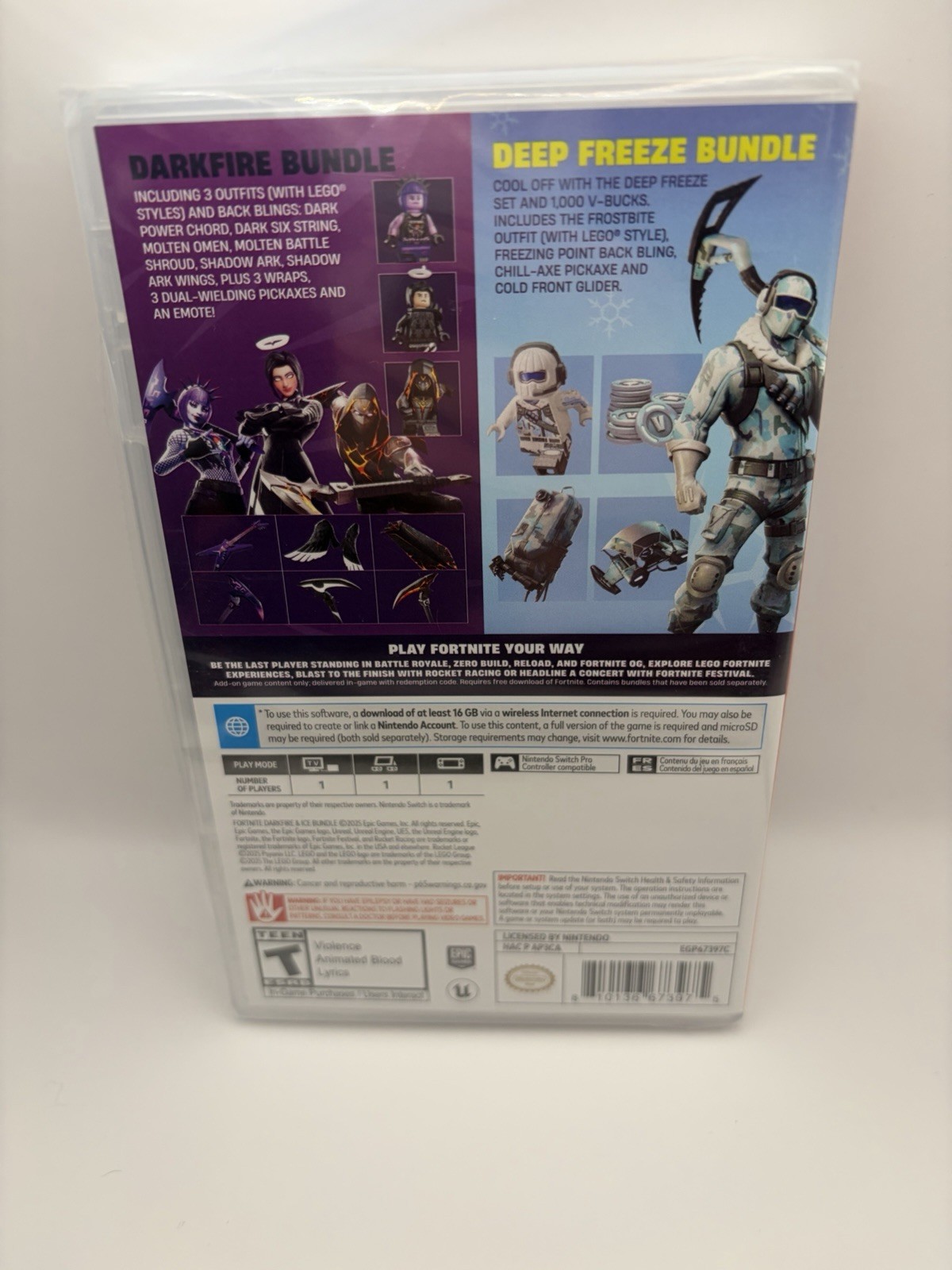 FORTNITE: Darkfire & Ice Bundle – Nintendo Switch