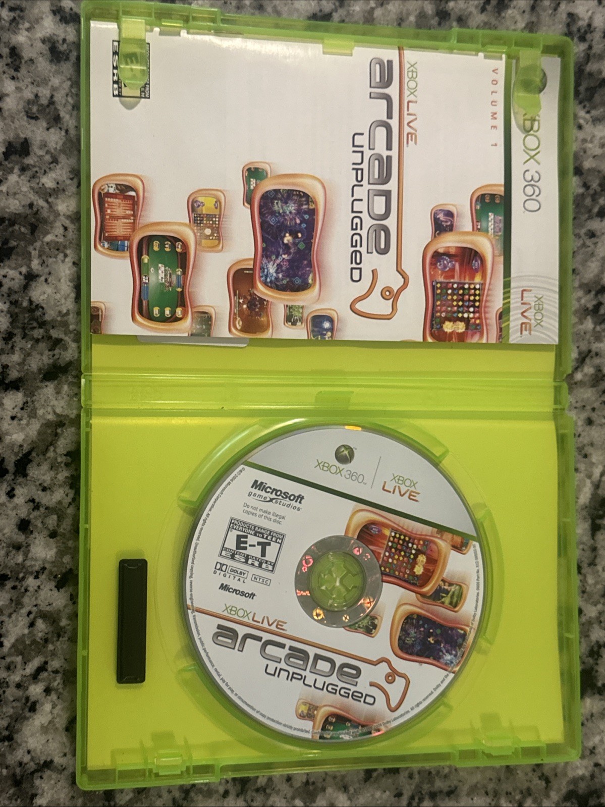Microsoft Xbox 360 CIB COMPLETE TESTED Xbox Live Arcade Unplugged