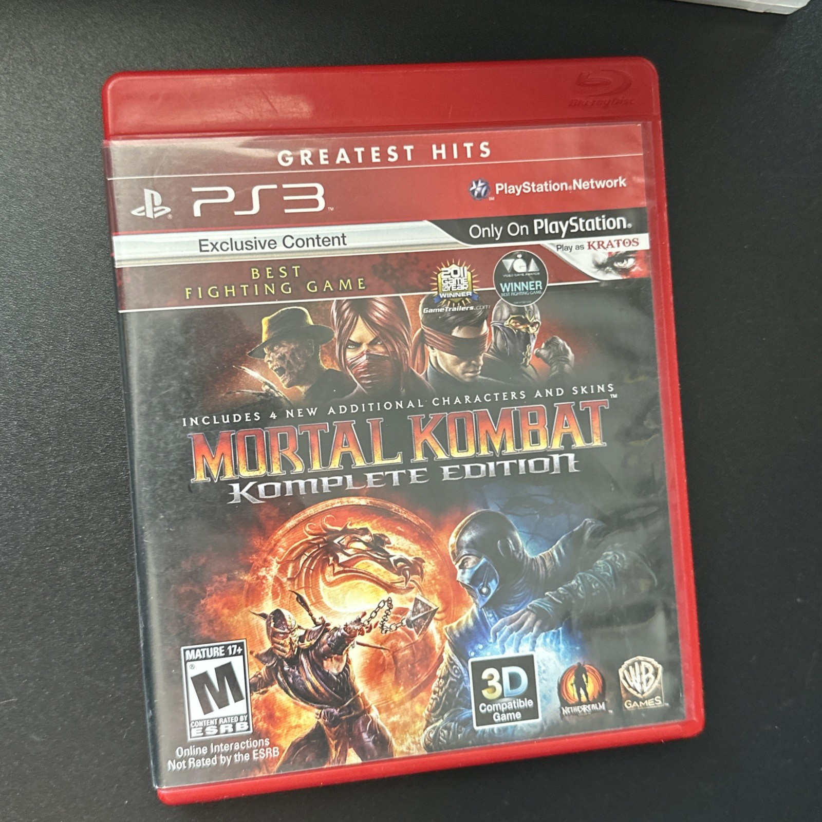 Mortal Kombat Komplete Edition Sony PlayStation 3 2012 PS3 Complete Combat CIB