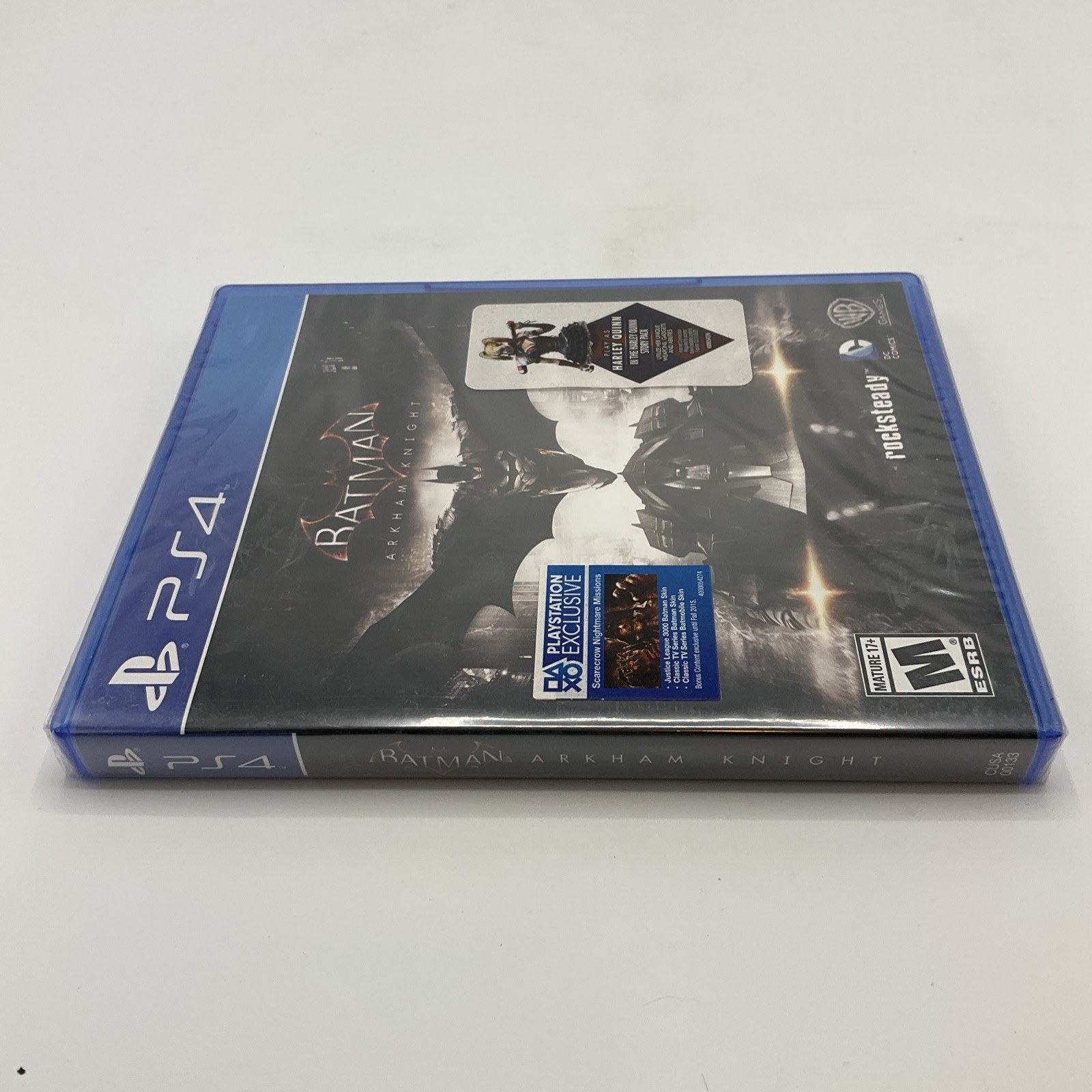 PlayStation 4 PS4 Batman Arkham Knight (WB, 2015) *SEALED, Harley Quinn Pack*