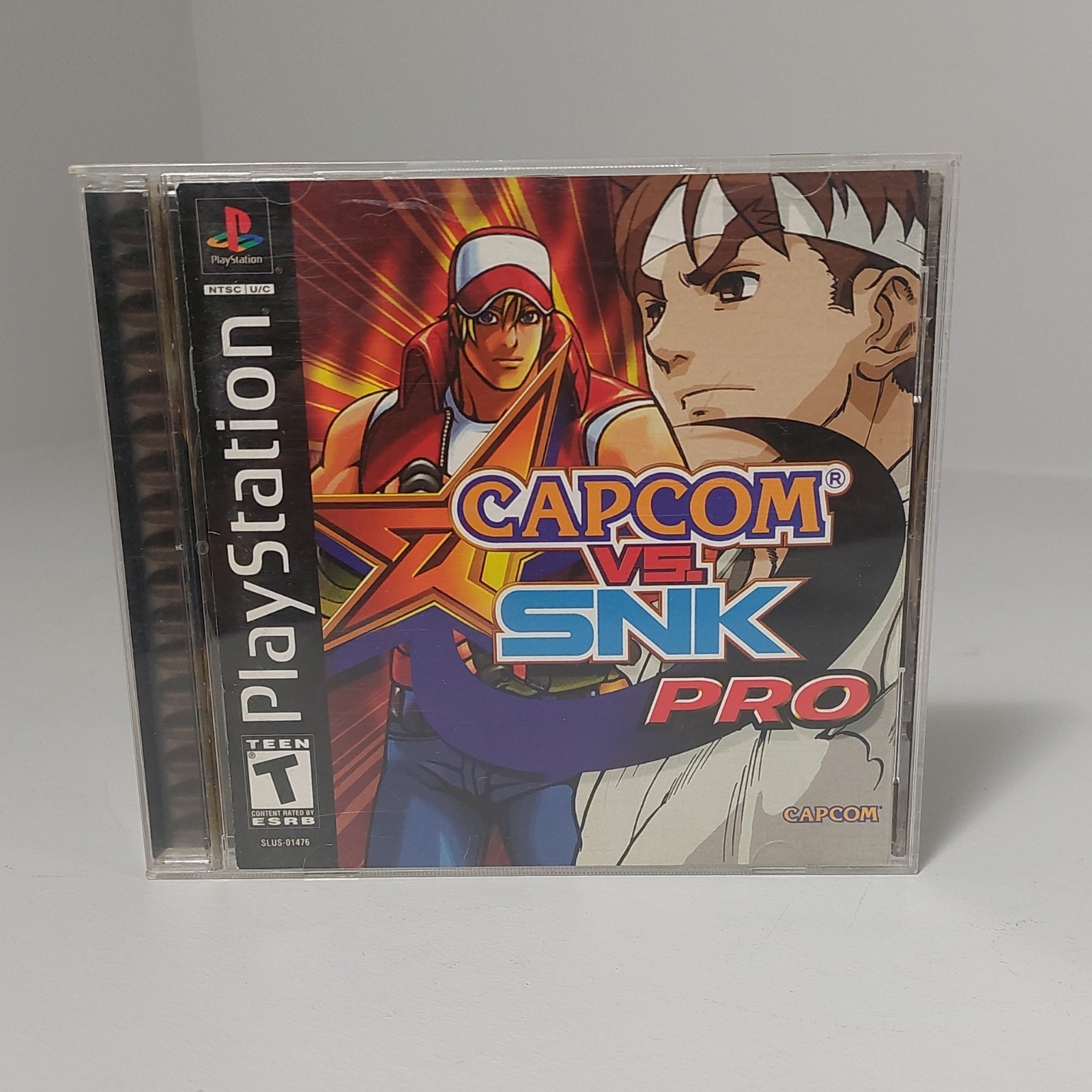 Capcom vs. SNK Pro Sony PlayStation 1, 2002 CIB PS1 – Black Label