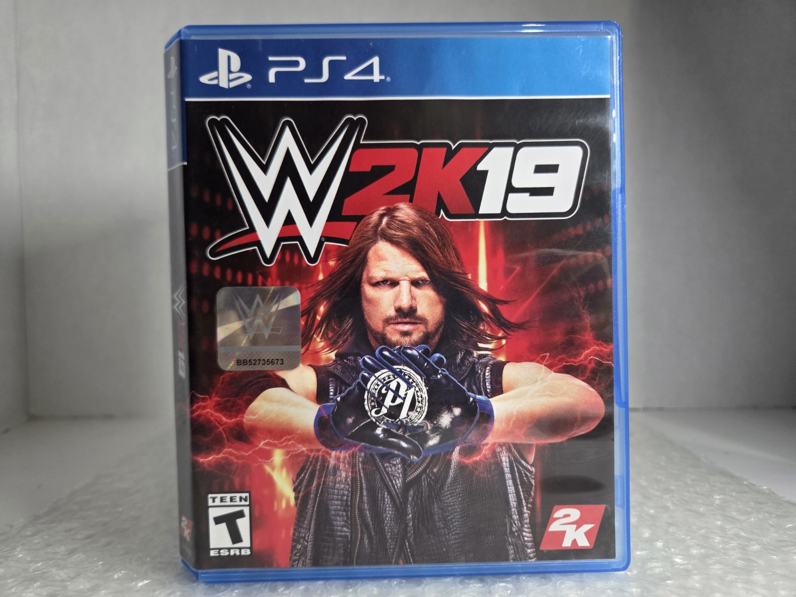 WWE 2K19 PS4 Sony PlayStation 4 2018 Complete In Box CIB Tested Take Two 2k Game