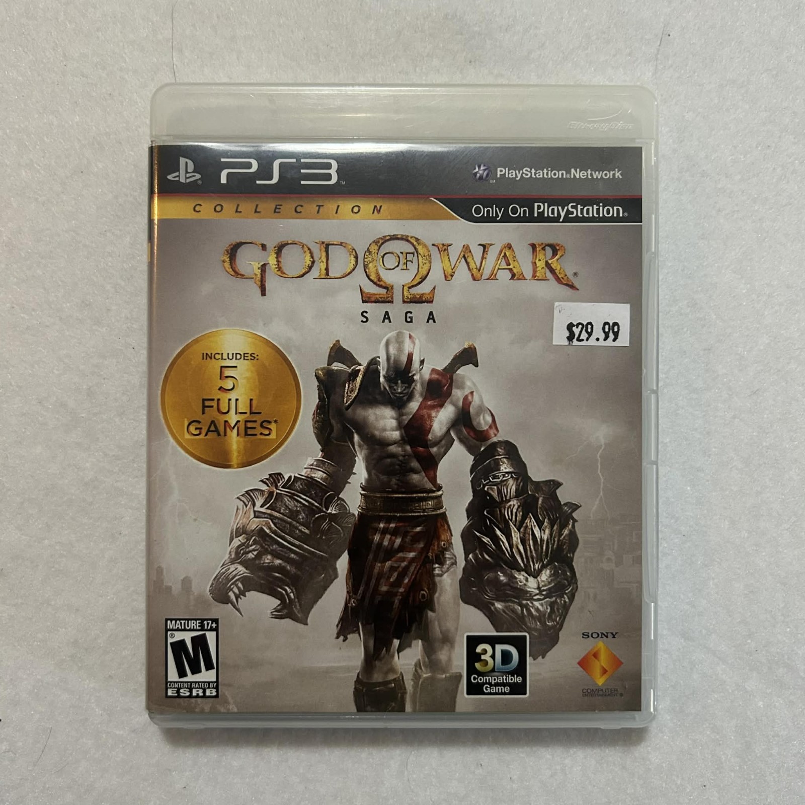 God of War Saga (Sony PlayStation 3, 2012) PS3 TESTED!